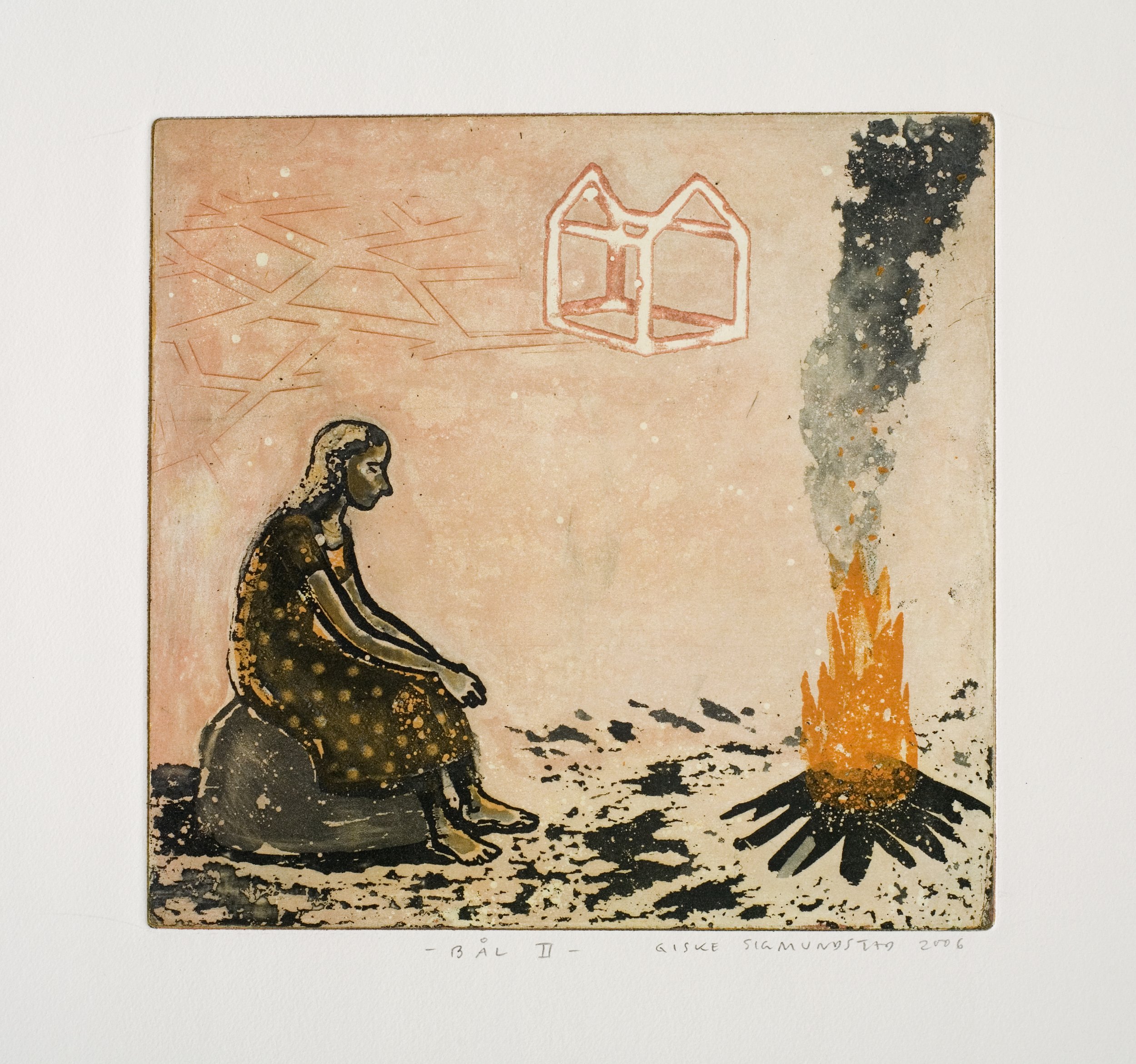 Bål II:Bonfire II - etching, 2006, 25x27cm.jpg