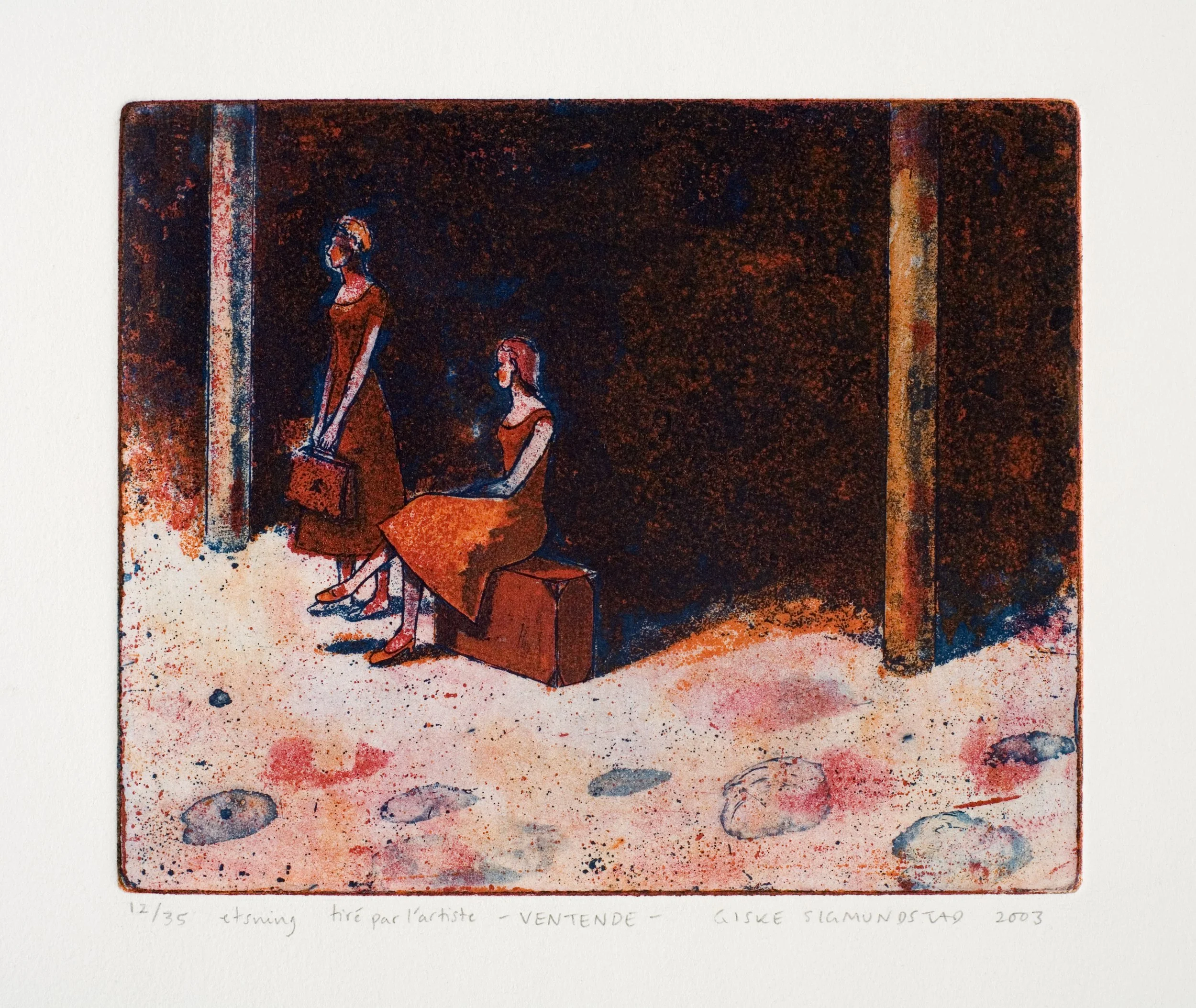 Ventende:Wating - etching, 2003, 15x18cm.jpg