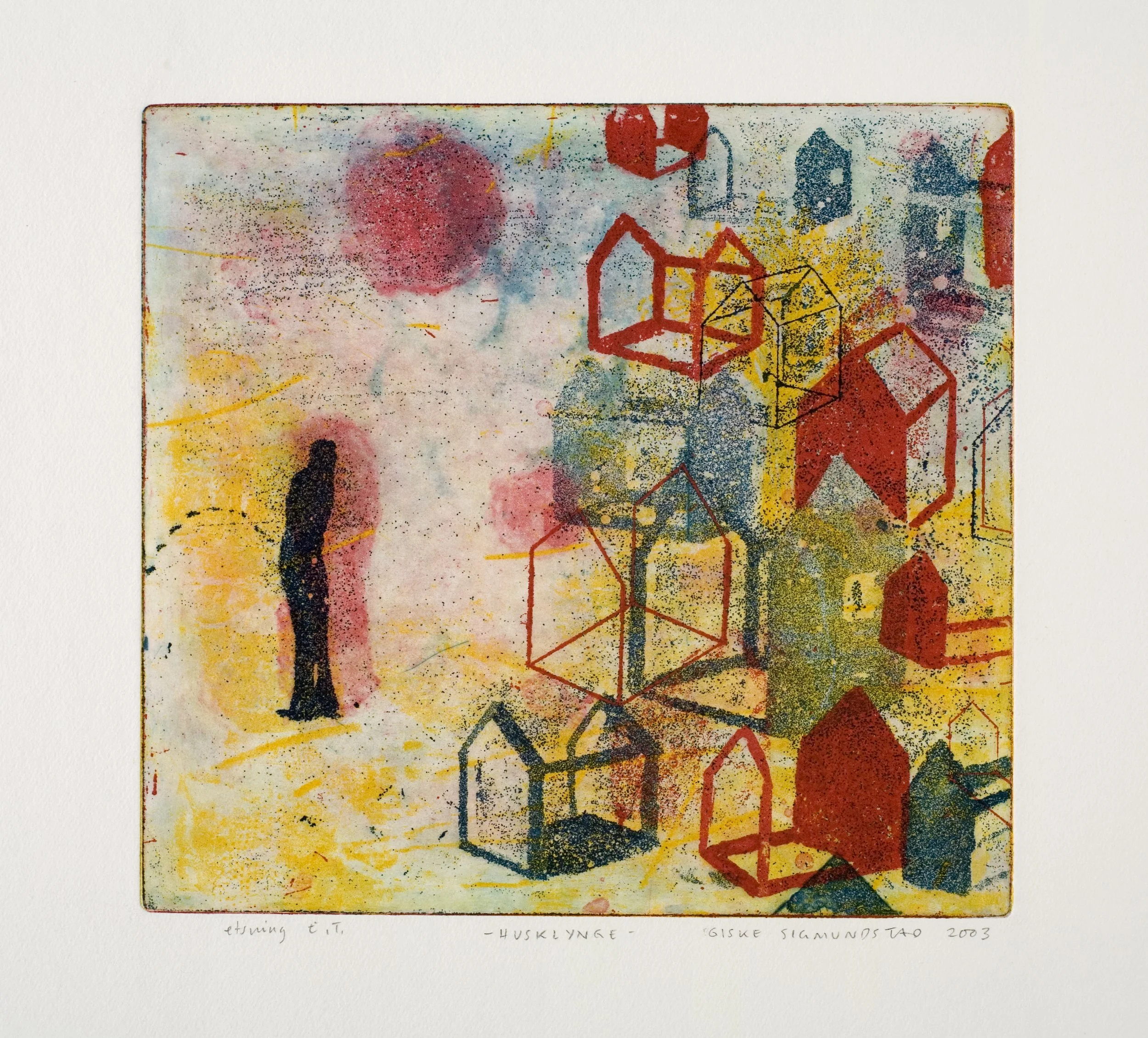 Husklynge:Huddle of Houses - etching, 2003, 22x23cm.jpg