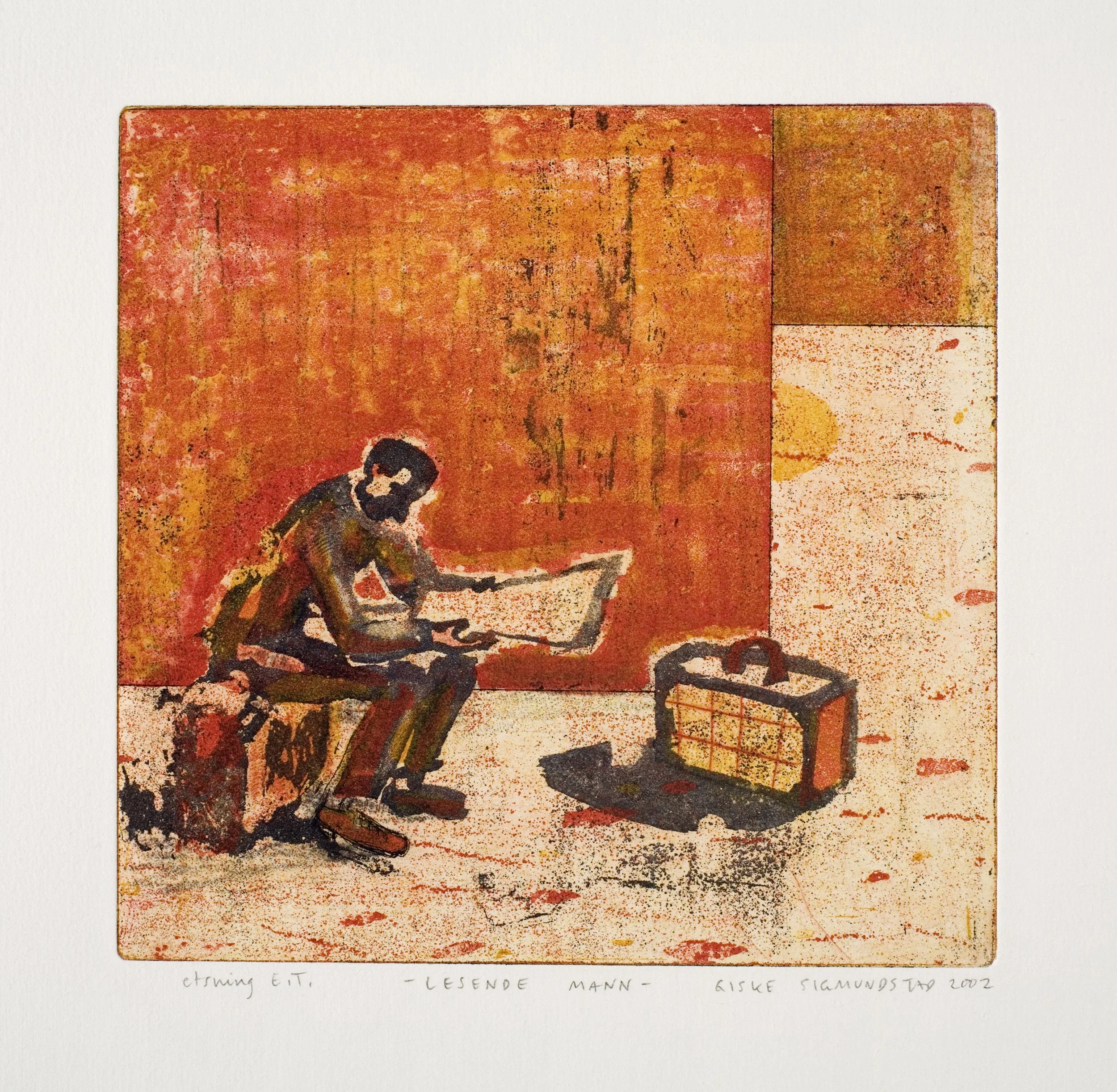 Lesende mann:Reading Man - etching, 2002, 19x20cm.jpg