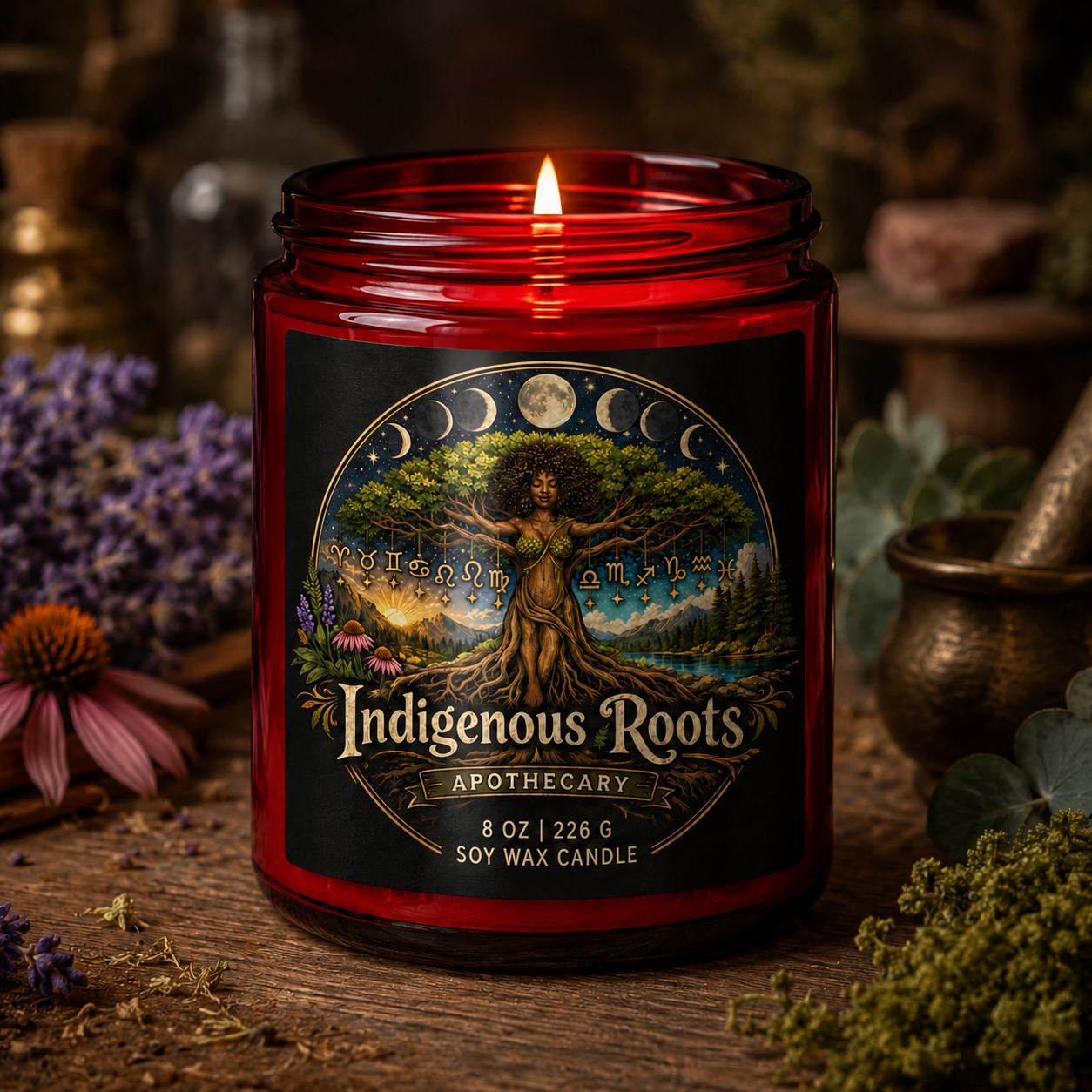 Hot Like Fire Protection Candle 8oz.