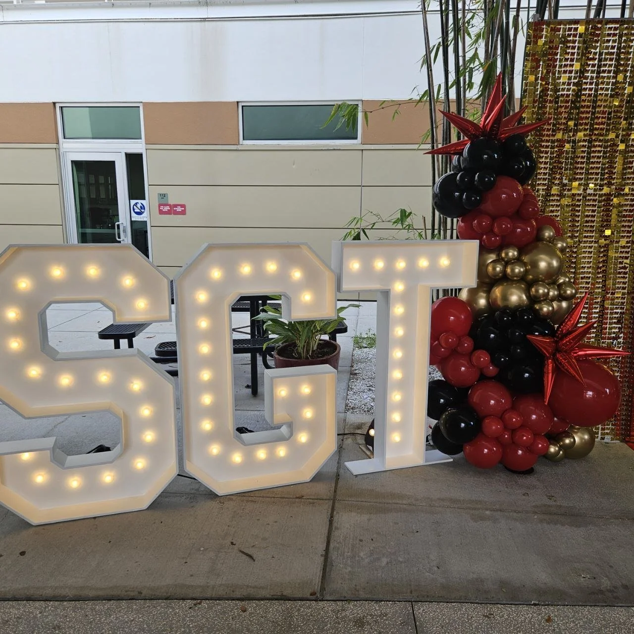 SGT  WOODEN MARQUEE LETTERS