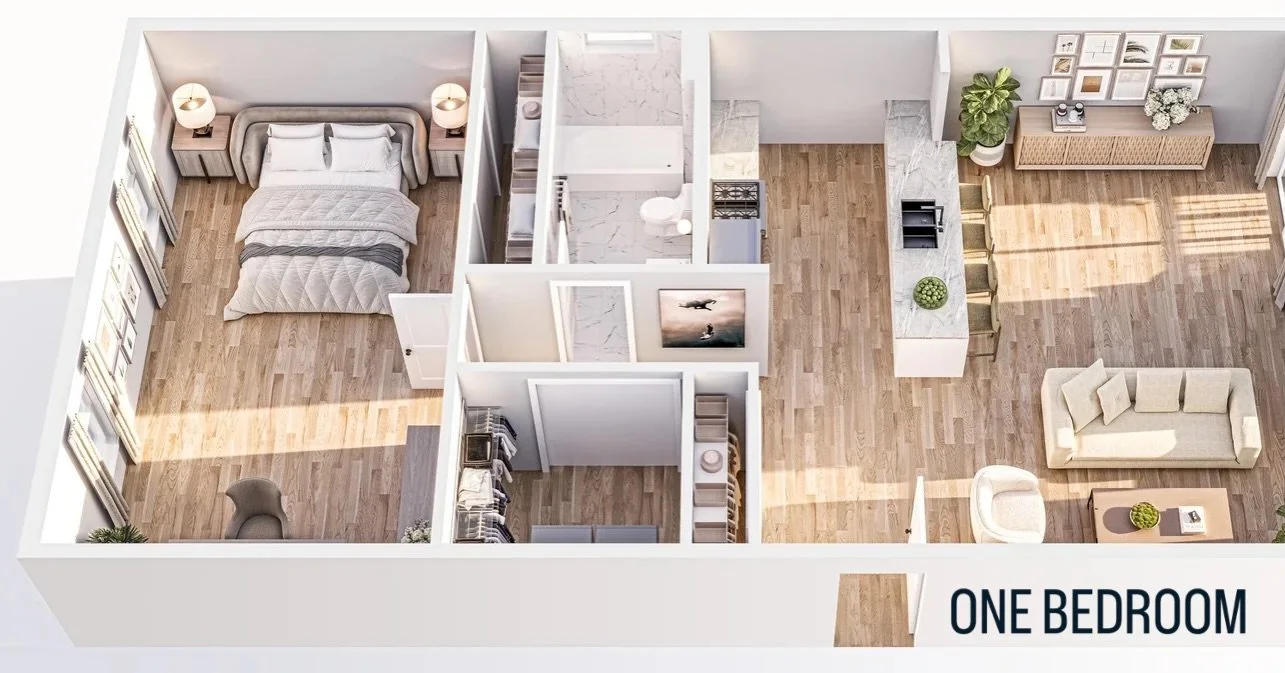Find your floor plan. 
Streamside Farms welcomes brand new one and two bedroom residences with spacious layouts, premium amenities, and pet friendly finishes to the Port Ewen / Kingston area. 

Coming to Port Ewen late 2026, accepting inquiries this 