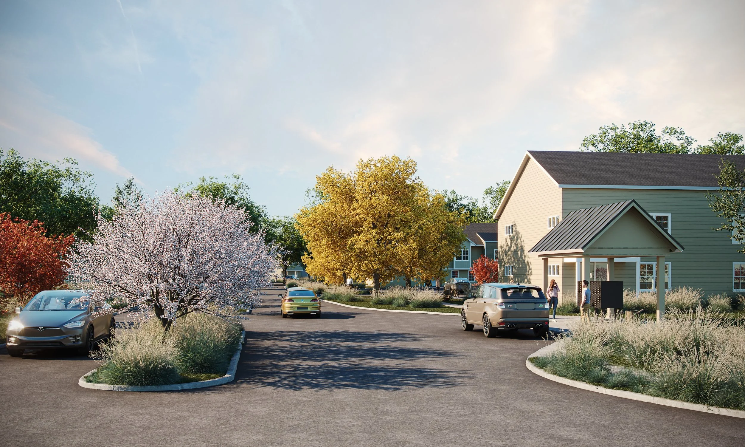 Looking ahead. 
Streamside Farms comes into view this season, with a residential community crafted with connection and convenience at the core. Find a fleet of contemporary amenities and intuitively designed layouts framed by an extensive landscaped 