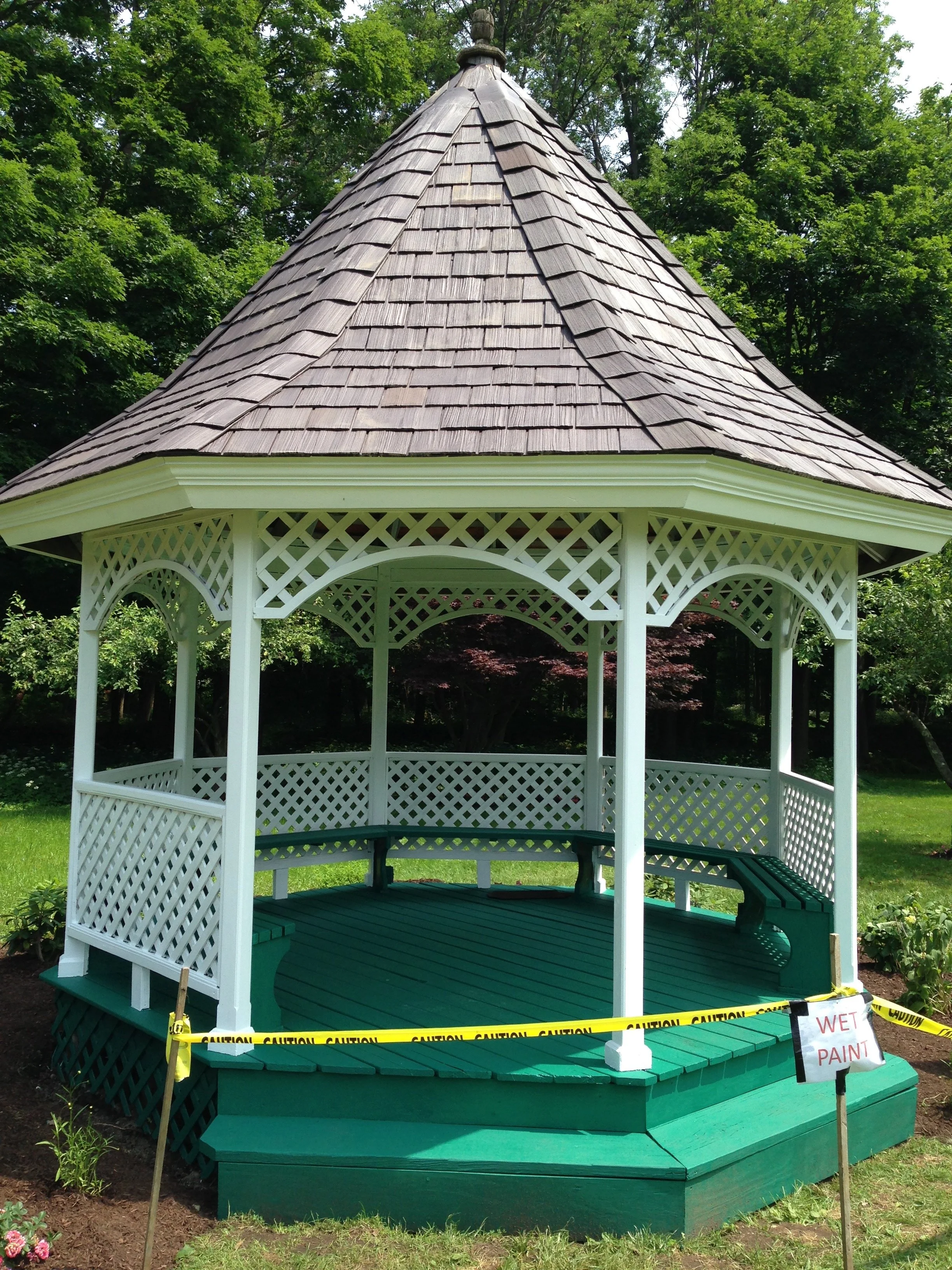 June 25, 2013 - All sparkling with a new coat of paint!