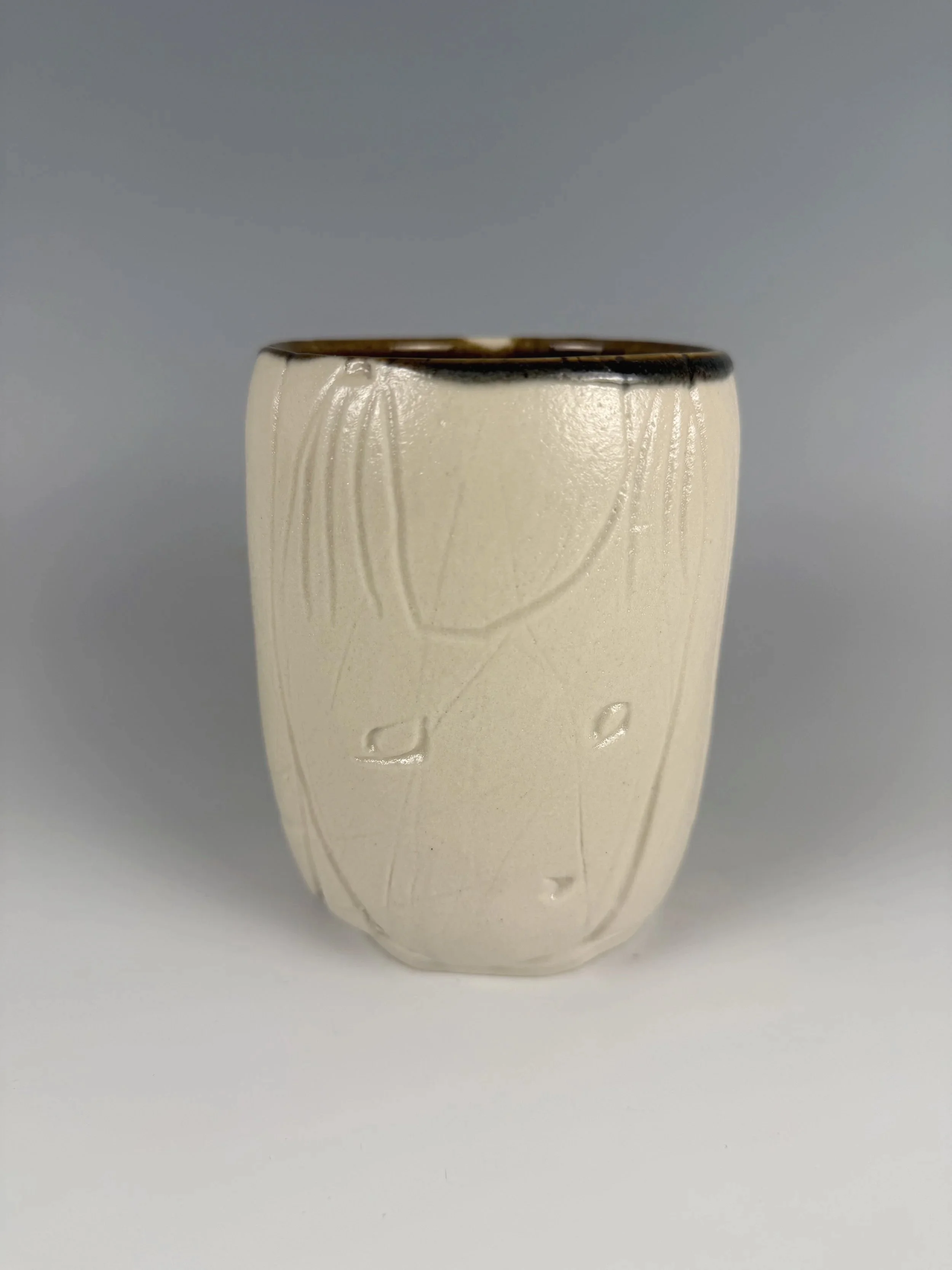 Cosmic Rabbit Cup-
Gulf Coast celadon,
porcelain
