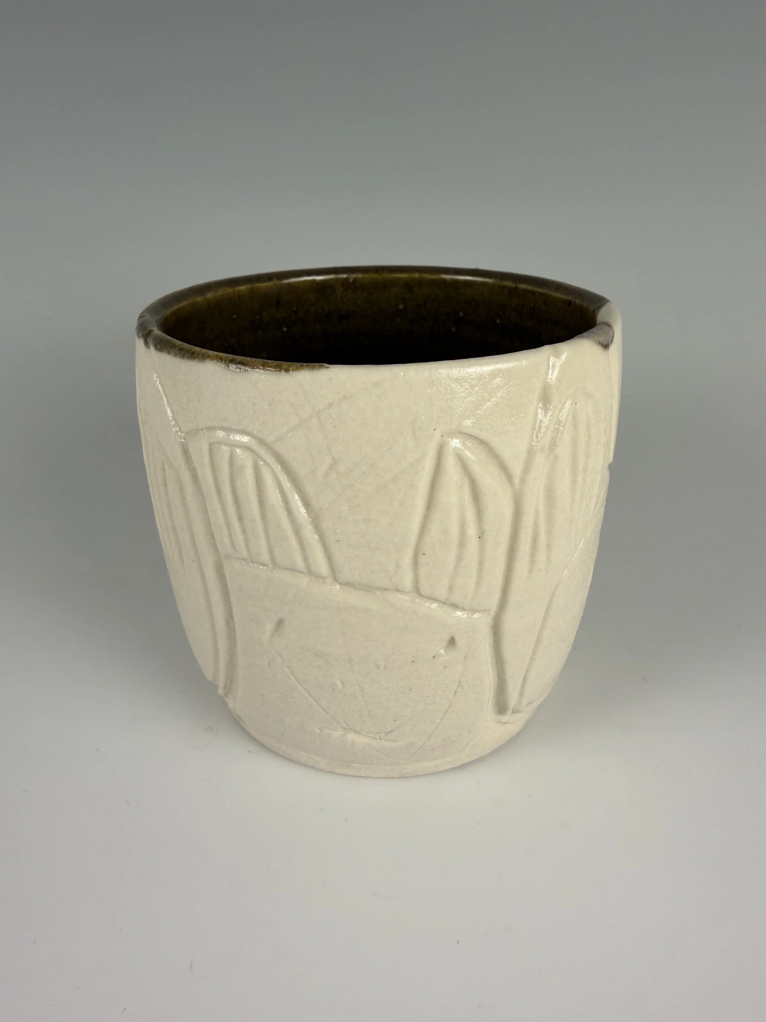 Cosmic Rabbit Cup-
Gulf Coast celadon,
porcelain