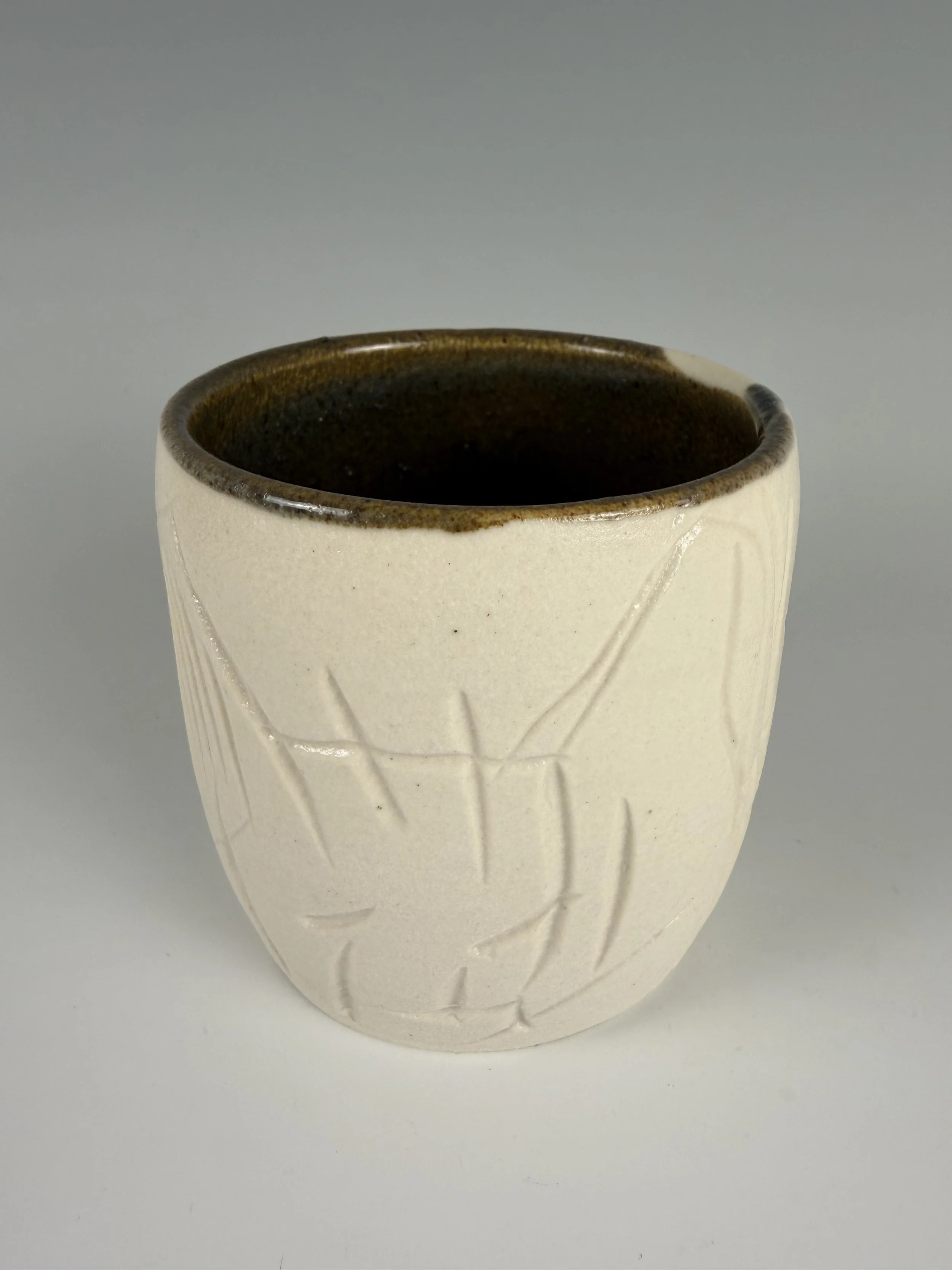 Cosmic Rabbit Cup-
Gulf Coast celadon,
porcelain