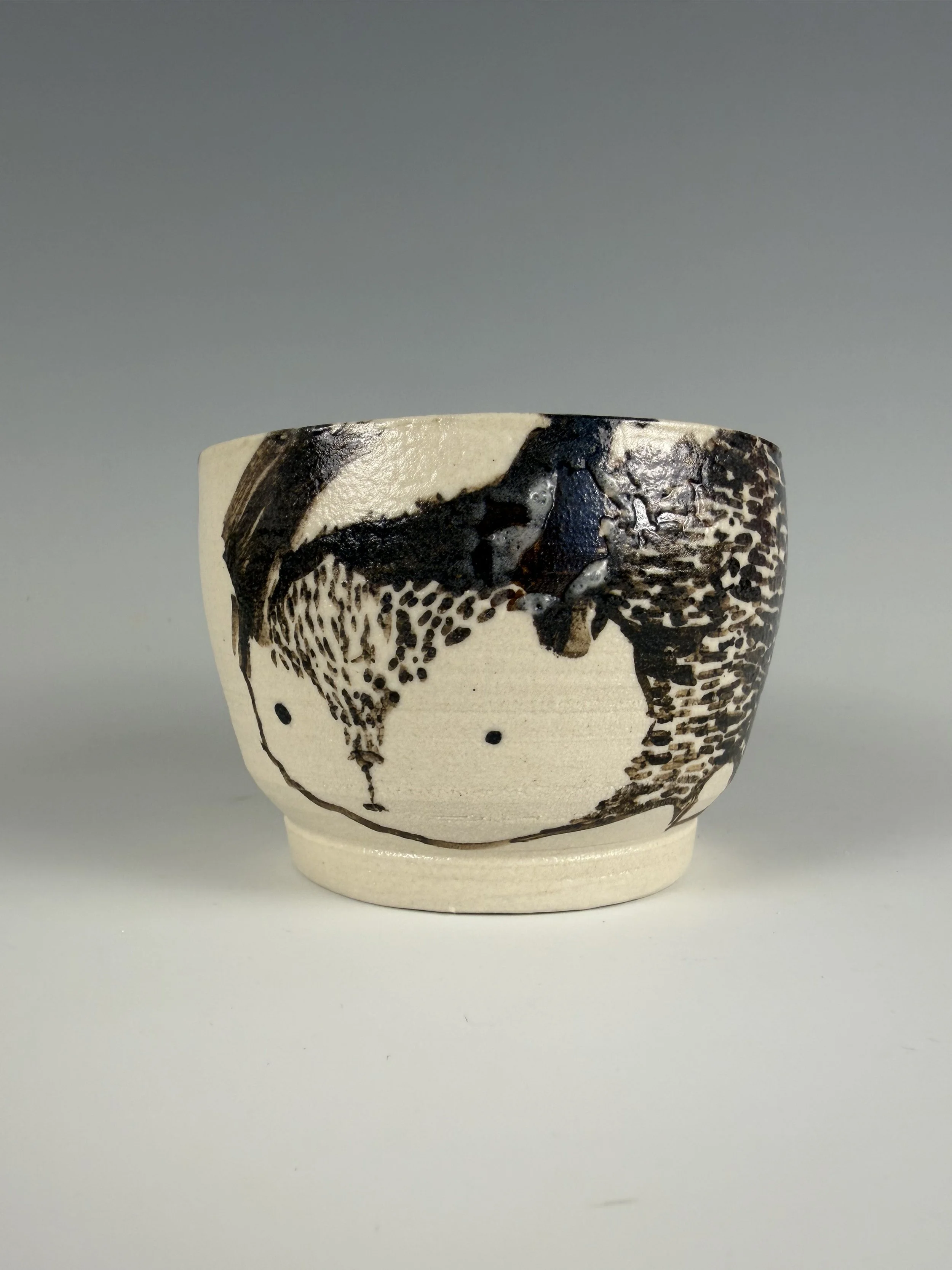El Jardin Rabbit Cup-
Gulf Coast celadon,
porcelain