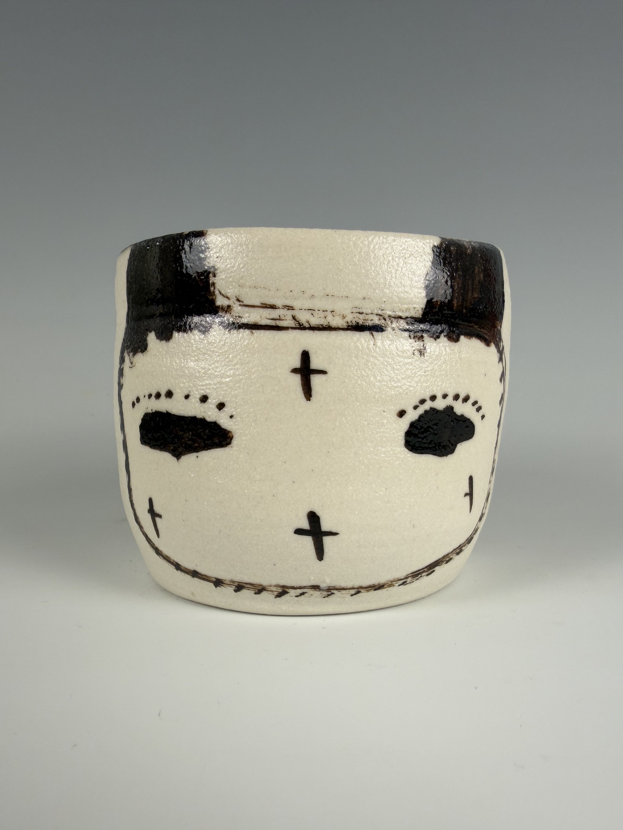 El Jardin Rabbit Cup-
Gulf Coast celadon,
porcelain