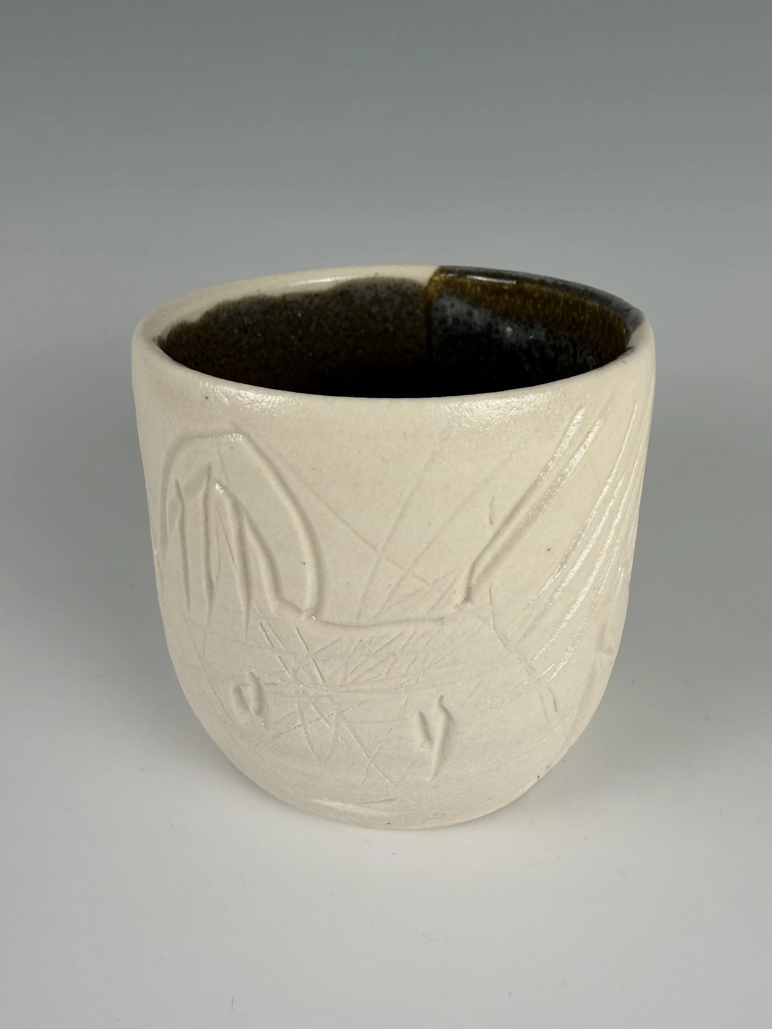 Cosmic Rabbit Cup-
Gulf Coast celadon,
porcelain
