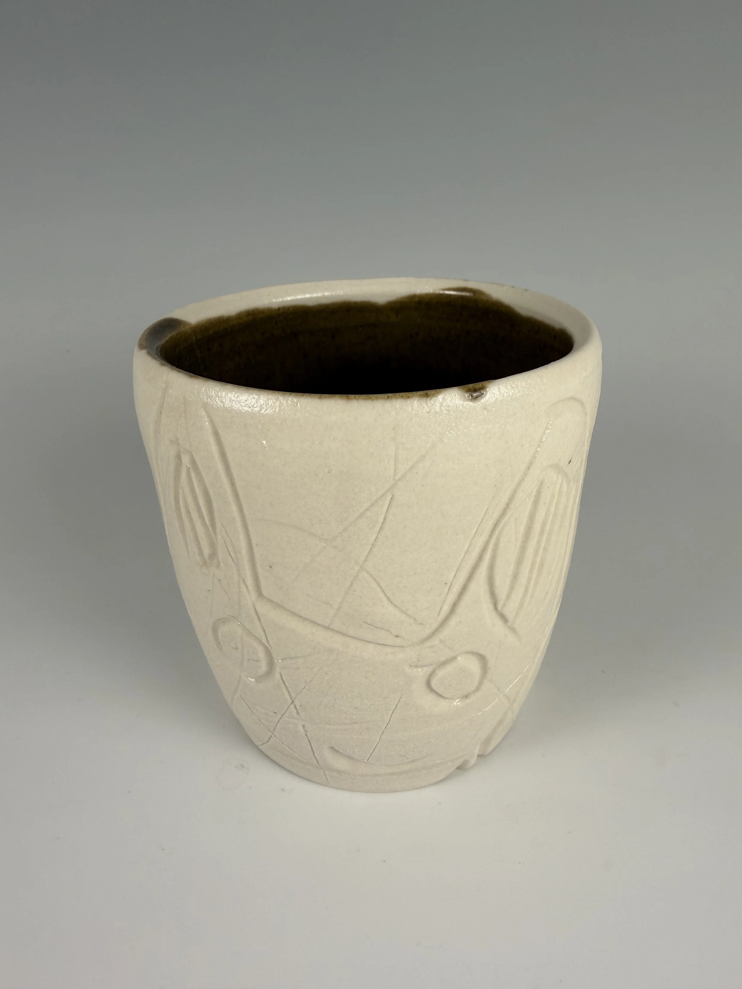 Cosmic Rabbit Cup-
Gulf Coast celadon,
porcelain