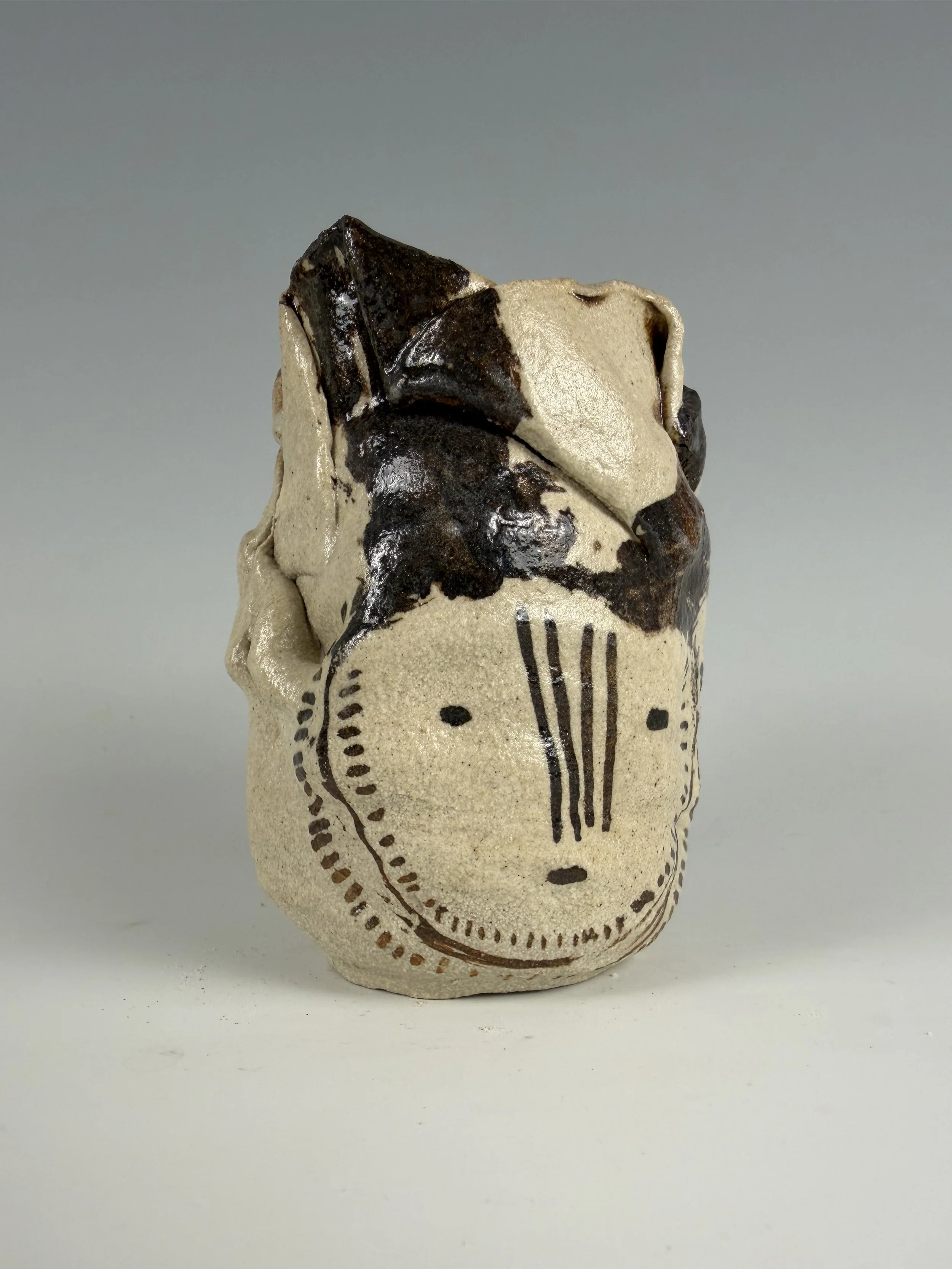 Marsh Rabbit Cup/Altered-
Gulf Coast celadon,
stoneware