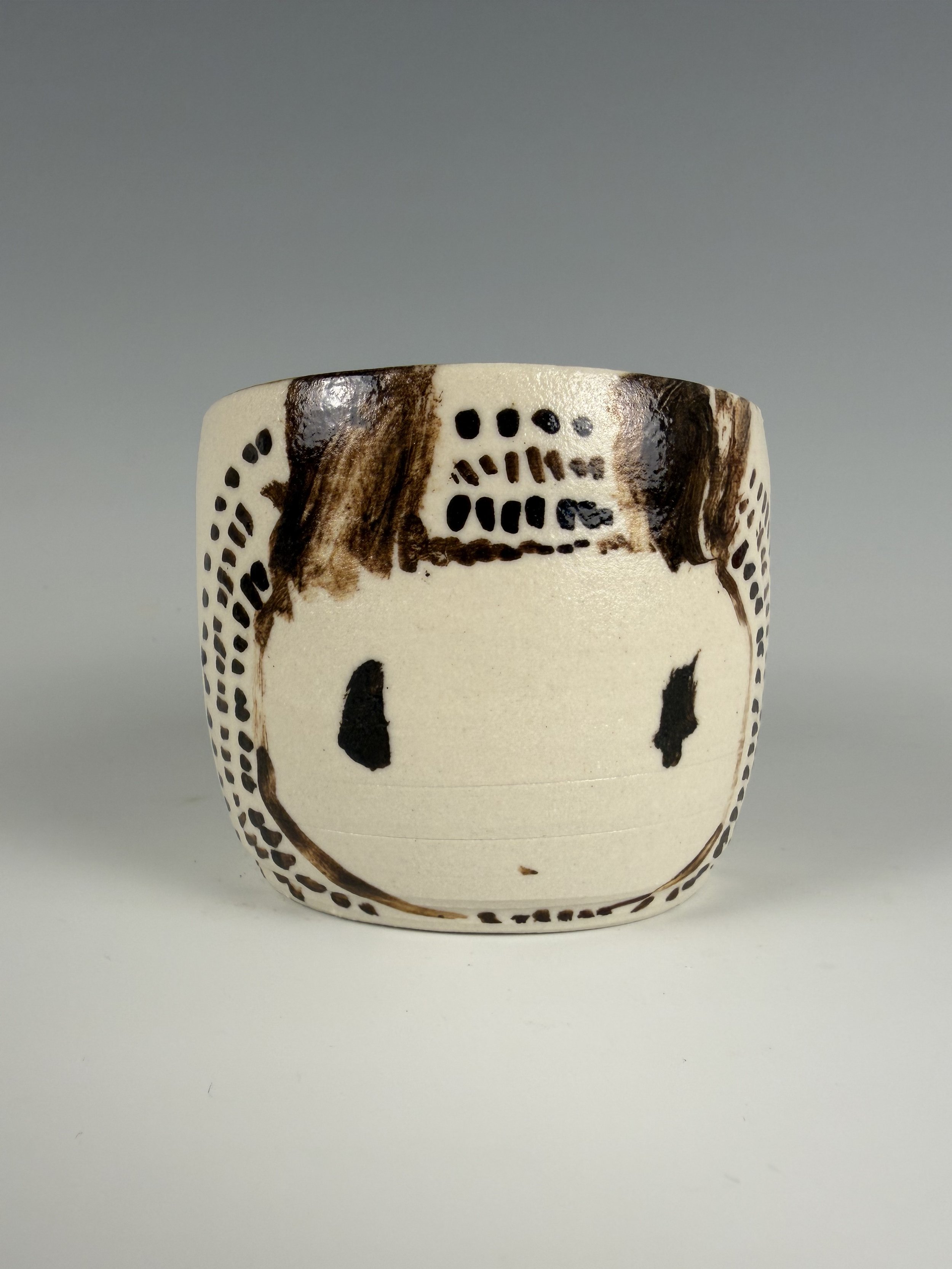 El Jardin Rabbit Cup-
Gulf Coast celadon,
porcelain