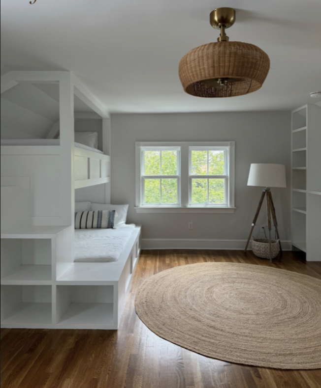 Bedroom #6

Bunk Room.  Large outdoor balcony and ocean views. Shared bathroom (Our most fun option)

Queen bottom bunk
Solo $900. Shared $800

Twin bed #1- $800

Twin bed #2- $800

Twin bed #3- $800