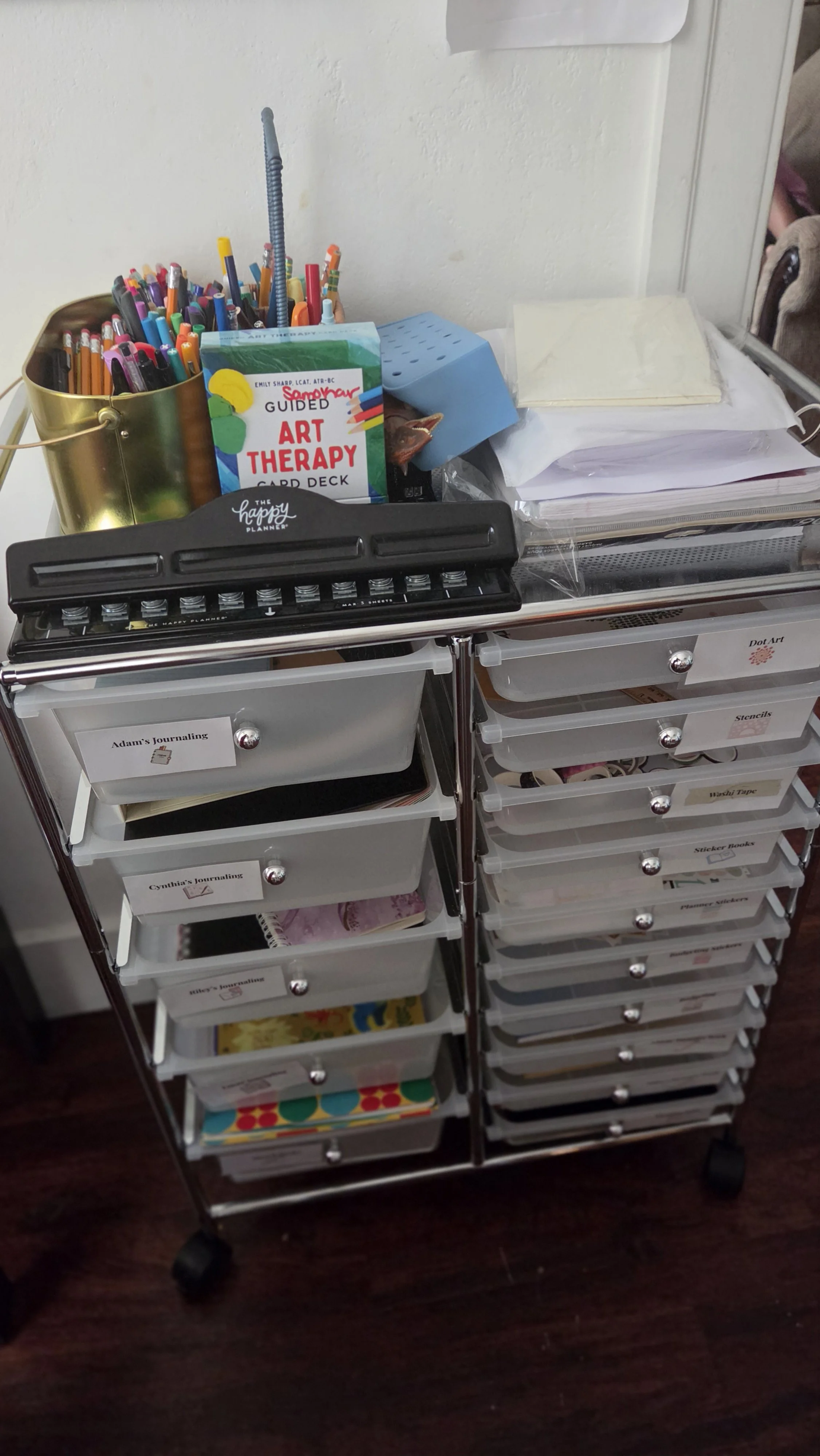 journaling cart