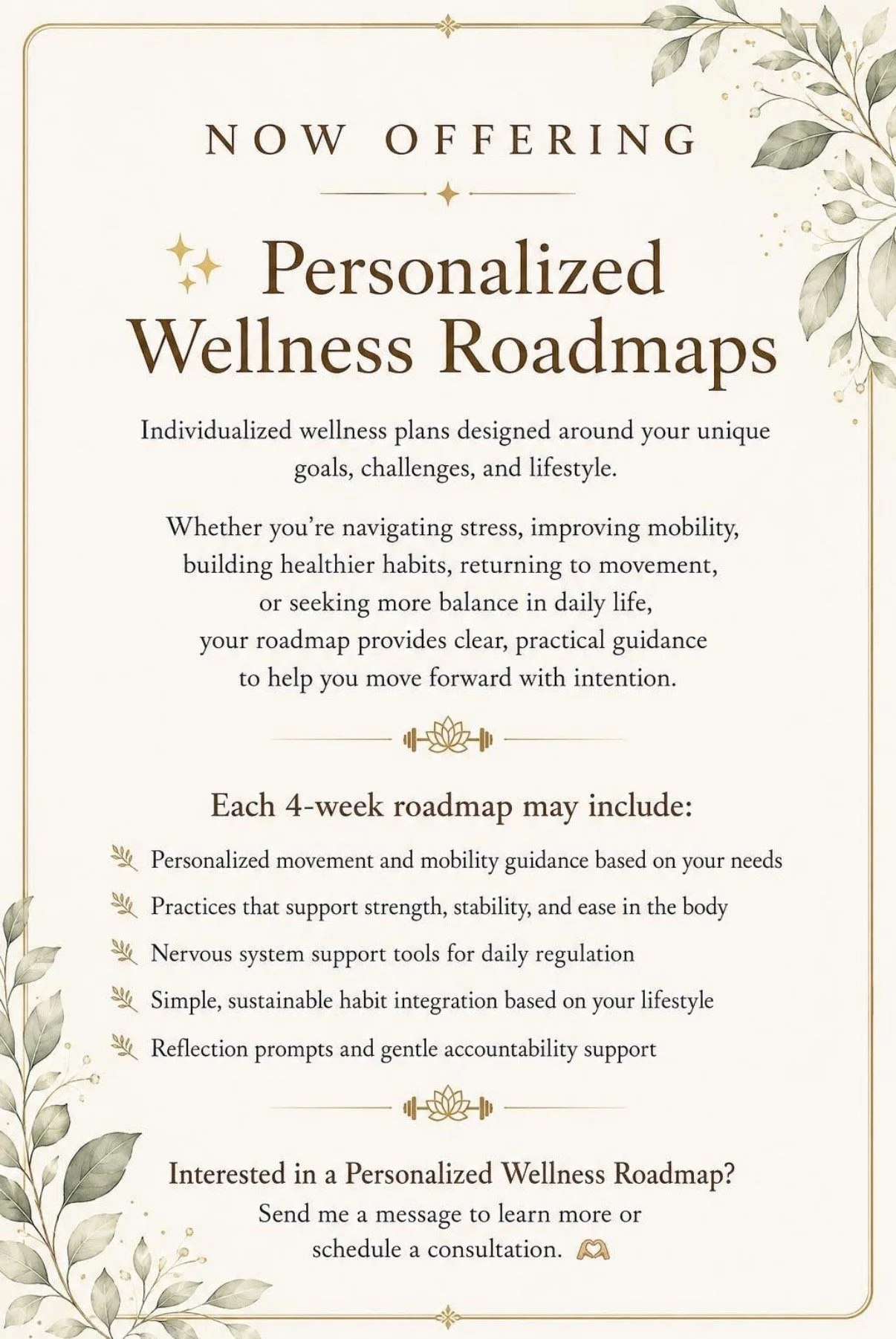 Personalized Health & Wellness Map