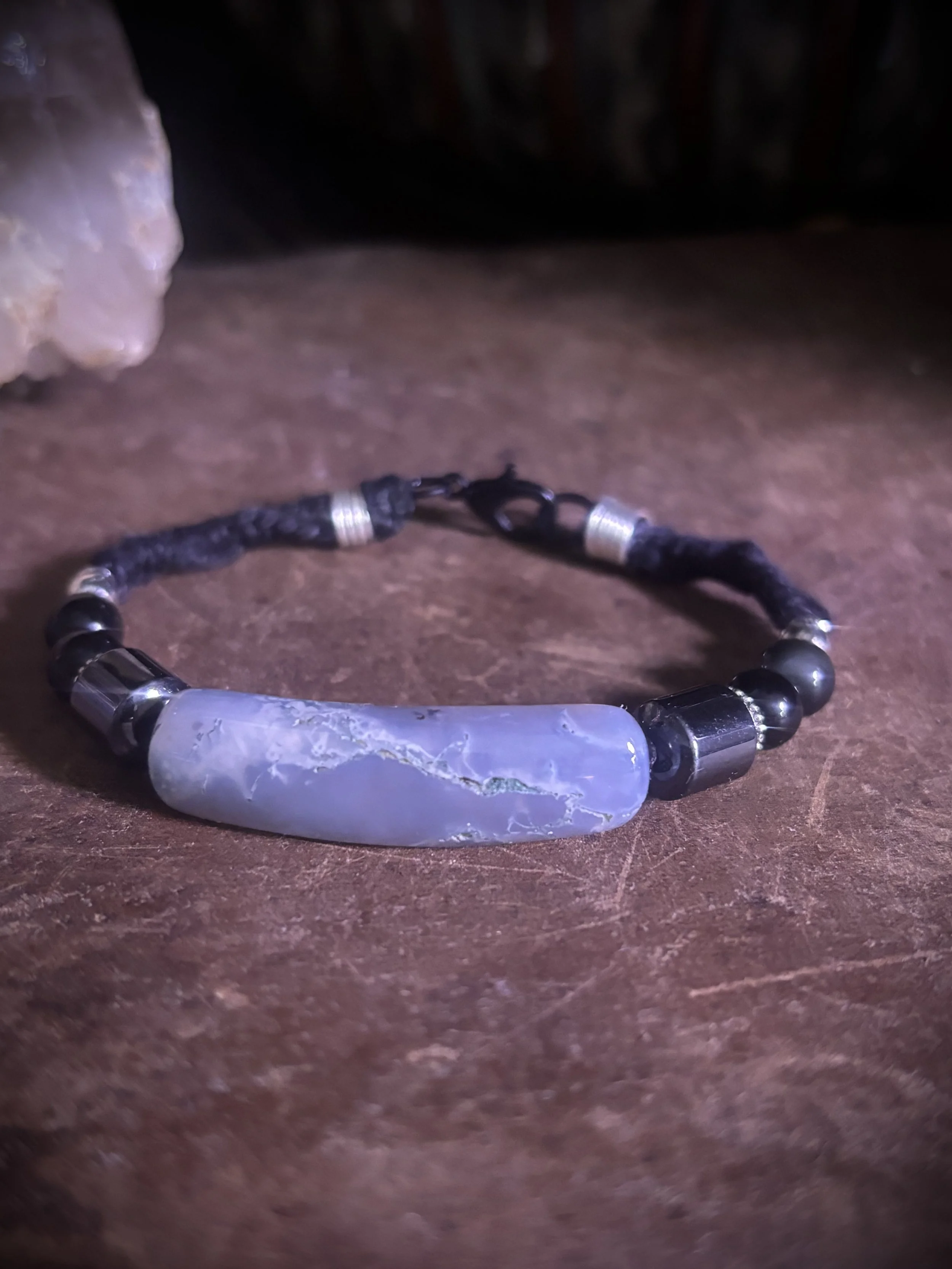Moss Agate Growth & Protection Bracelet