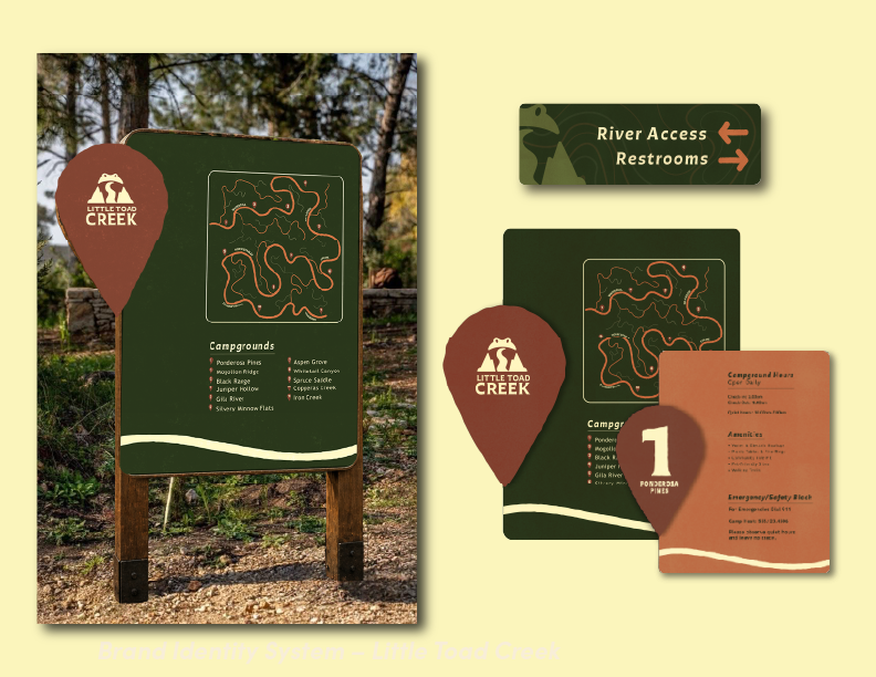 Signage Design - Little Toad Creek