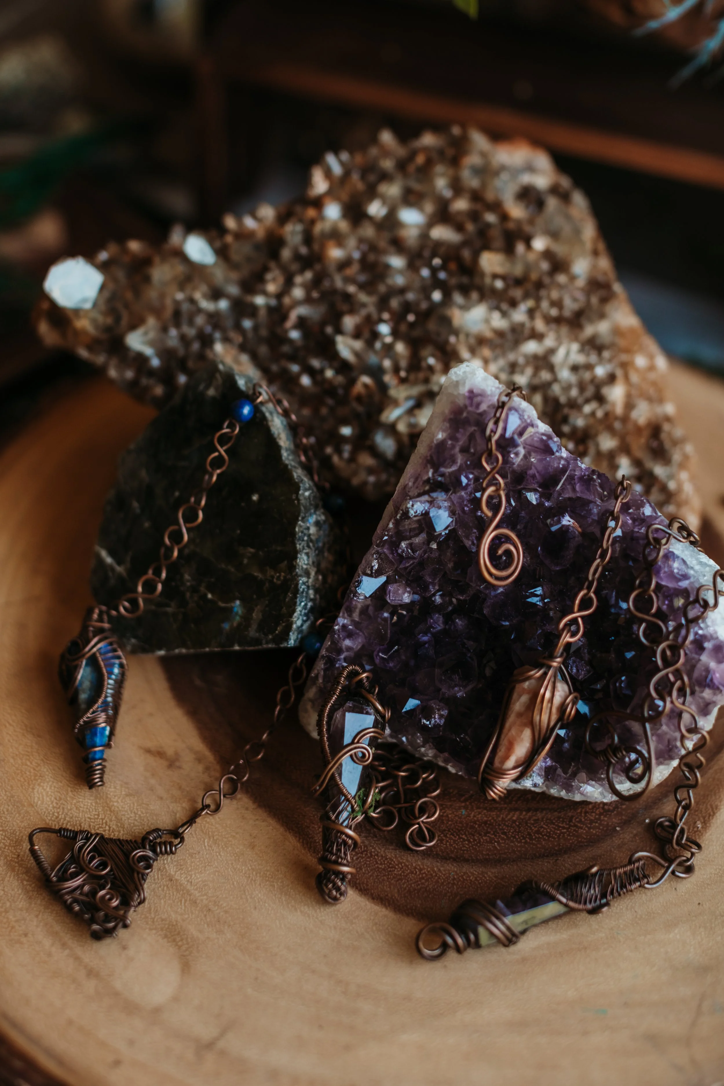 Artisan Wrapped Pendulums