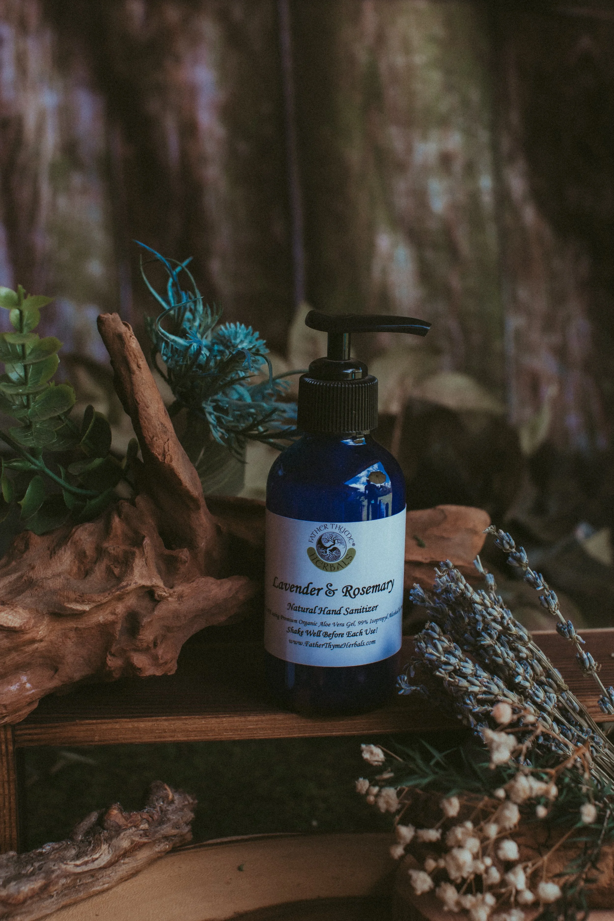 Lavender & Rosemary Hand Sanitizer Pump