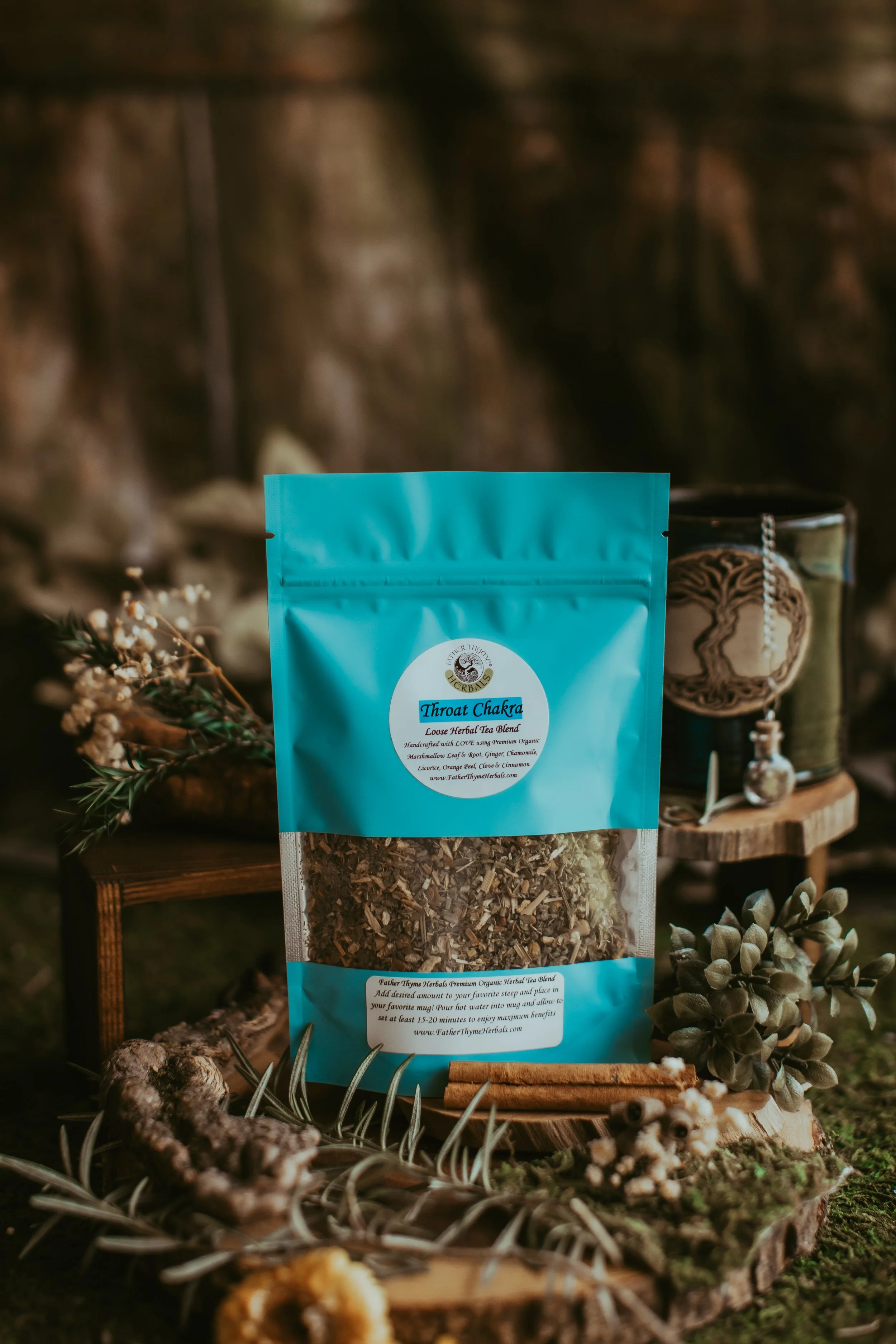 Throat Chakra Herbal Tea Blend