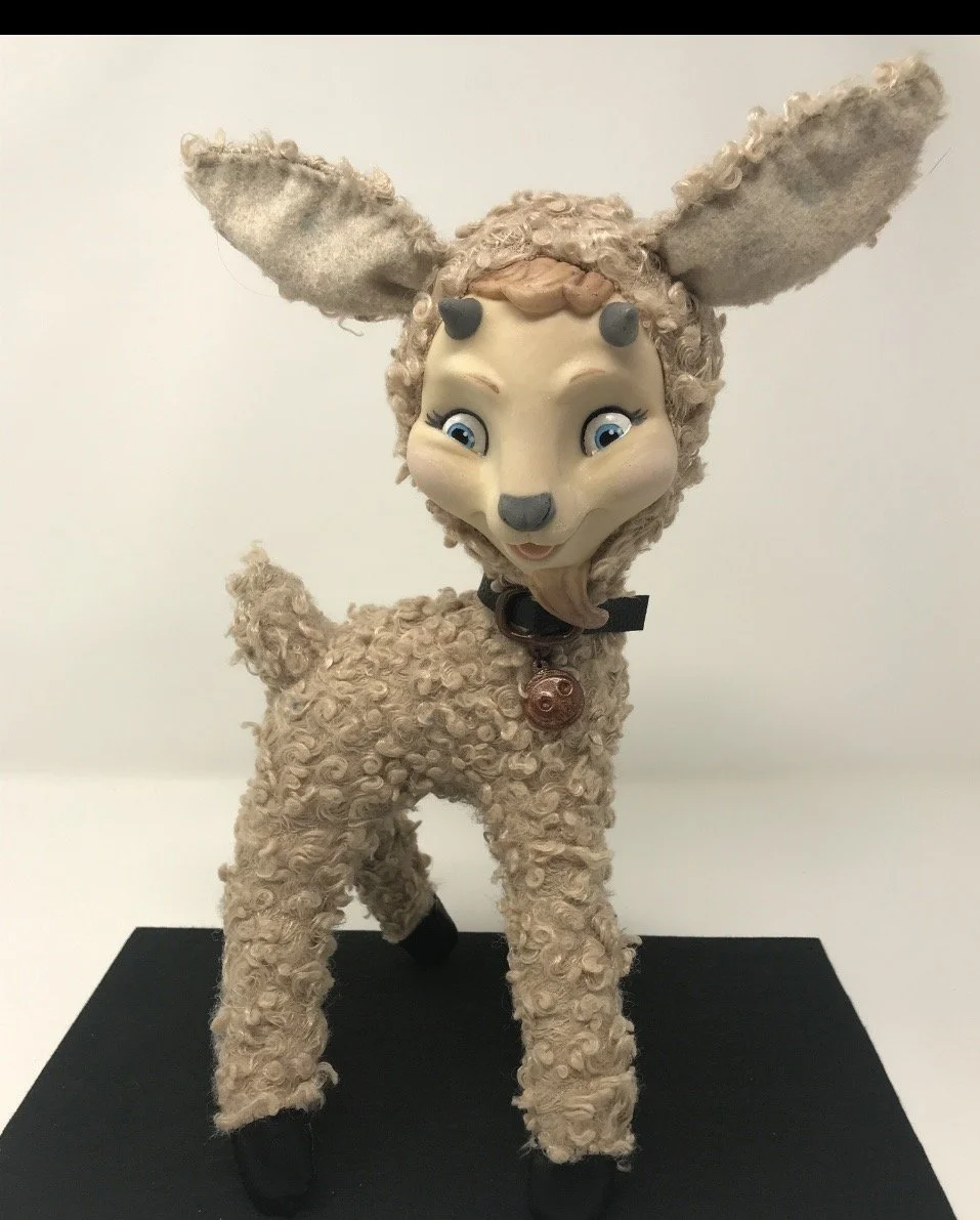 Rubber face fawn
2019
Inspired by Rushton Stuffies