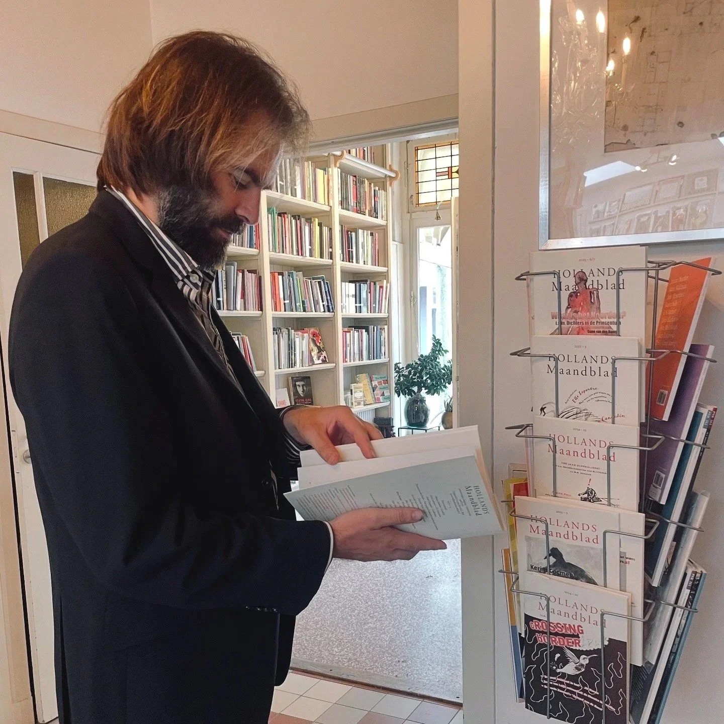 A.E. Westerling met Hollands Maandblad in Index Poetry, Leiden.