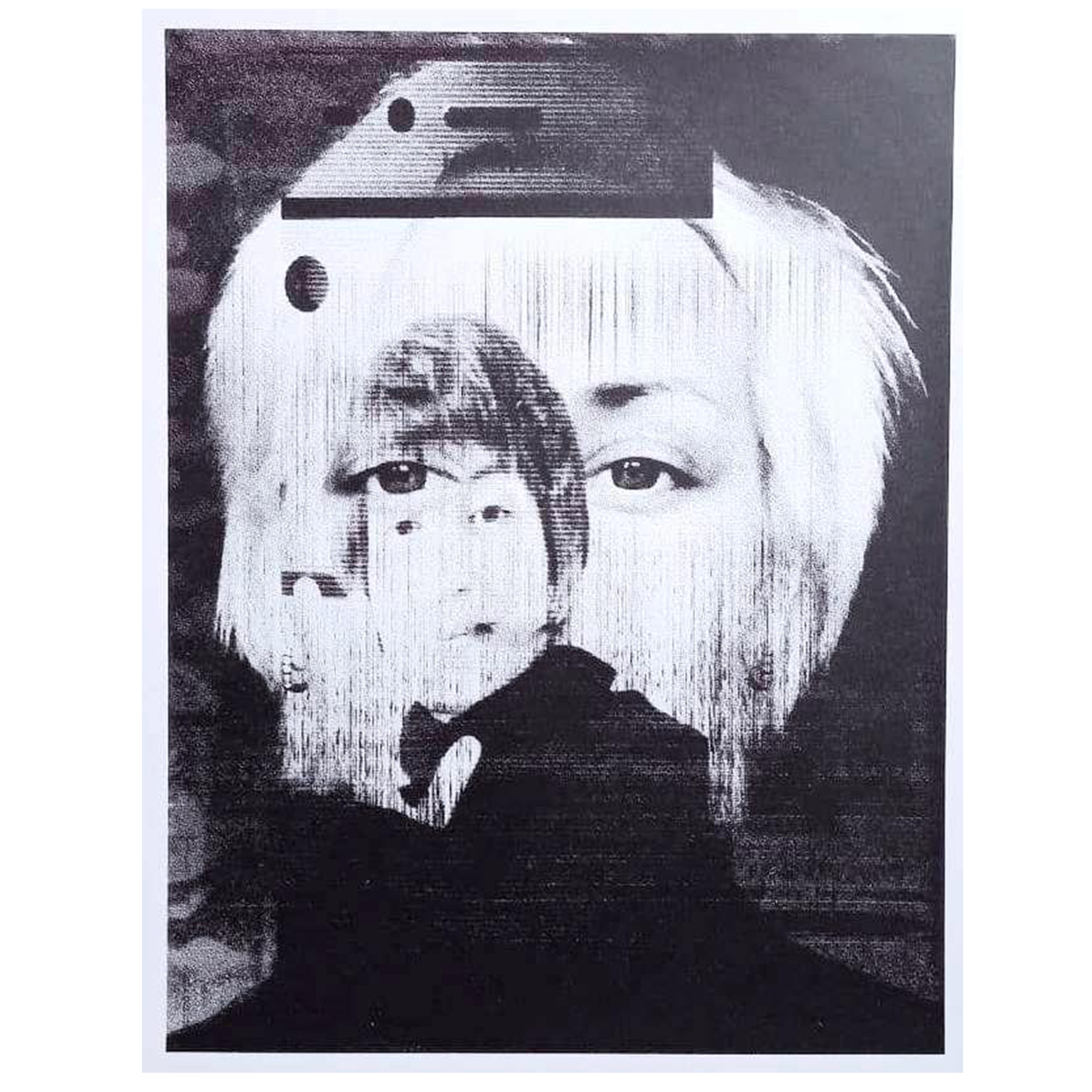 Poetry 2000, detalhe (2020). Papel, serigrafia,  59.4 х 42 cm.