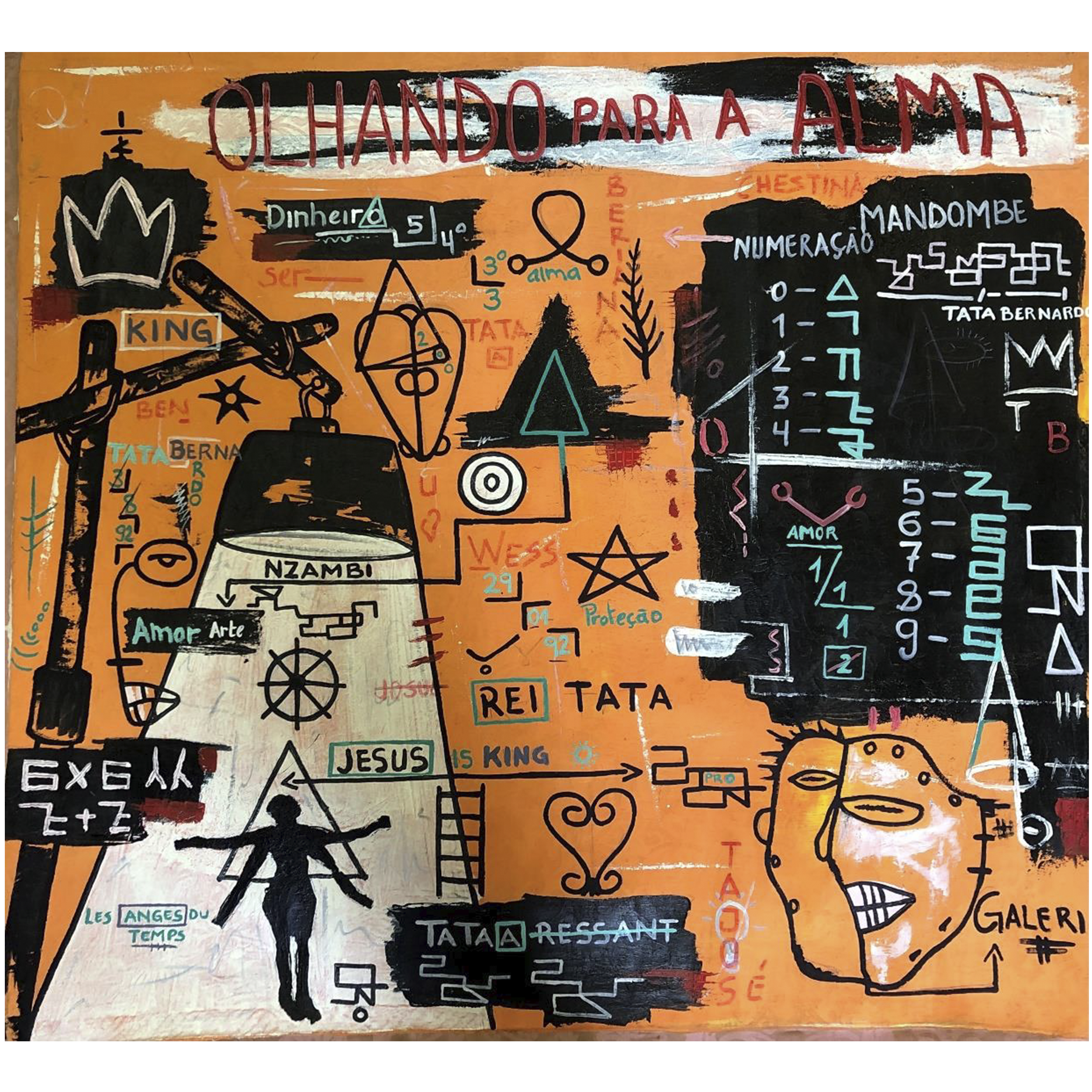 Sem Título (2023). Óleo sobre tela, 200x200cm.