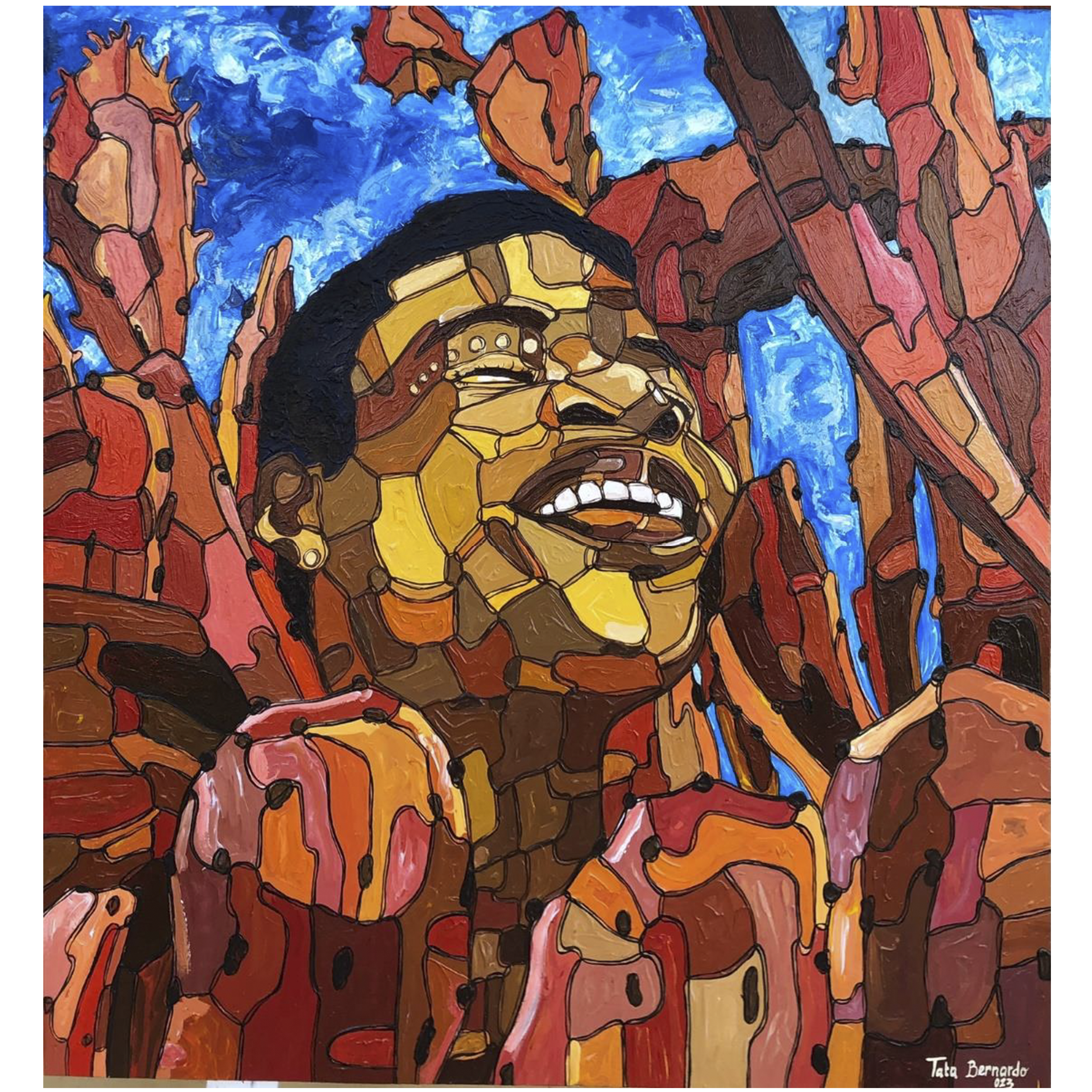 Circunstâncias (2023). Óleo sobre tela,	85x90cm.