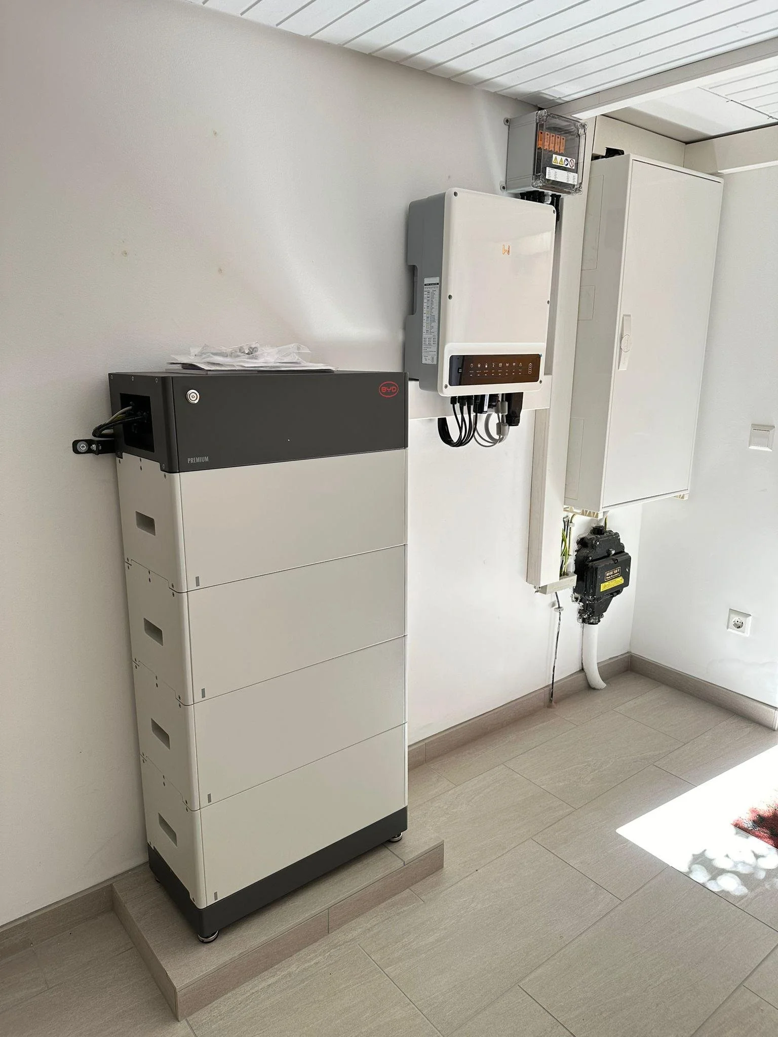 Growatt Wechselrichter BYD Speicher Solaranlage Detmold homesun solar