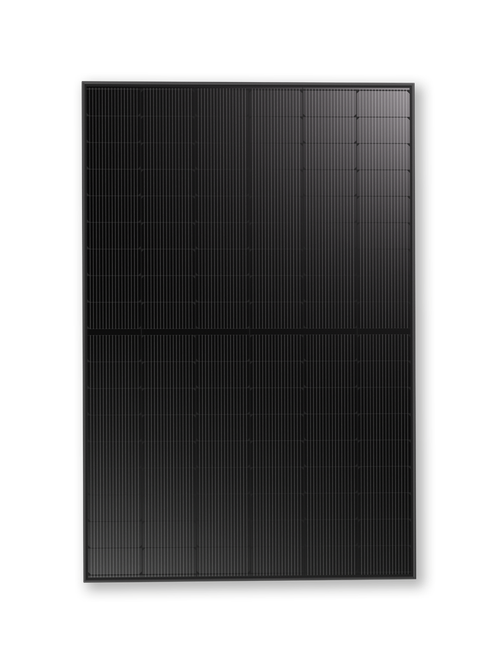 Komplett schwarzes Solarmodul homesun solar