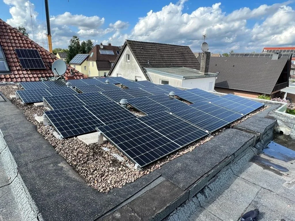 Photovoltaik Flachdach Steinhagen homesun solar