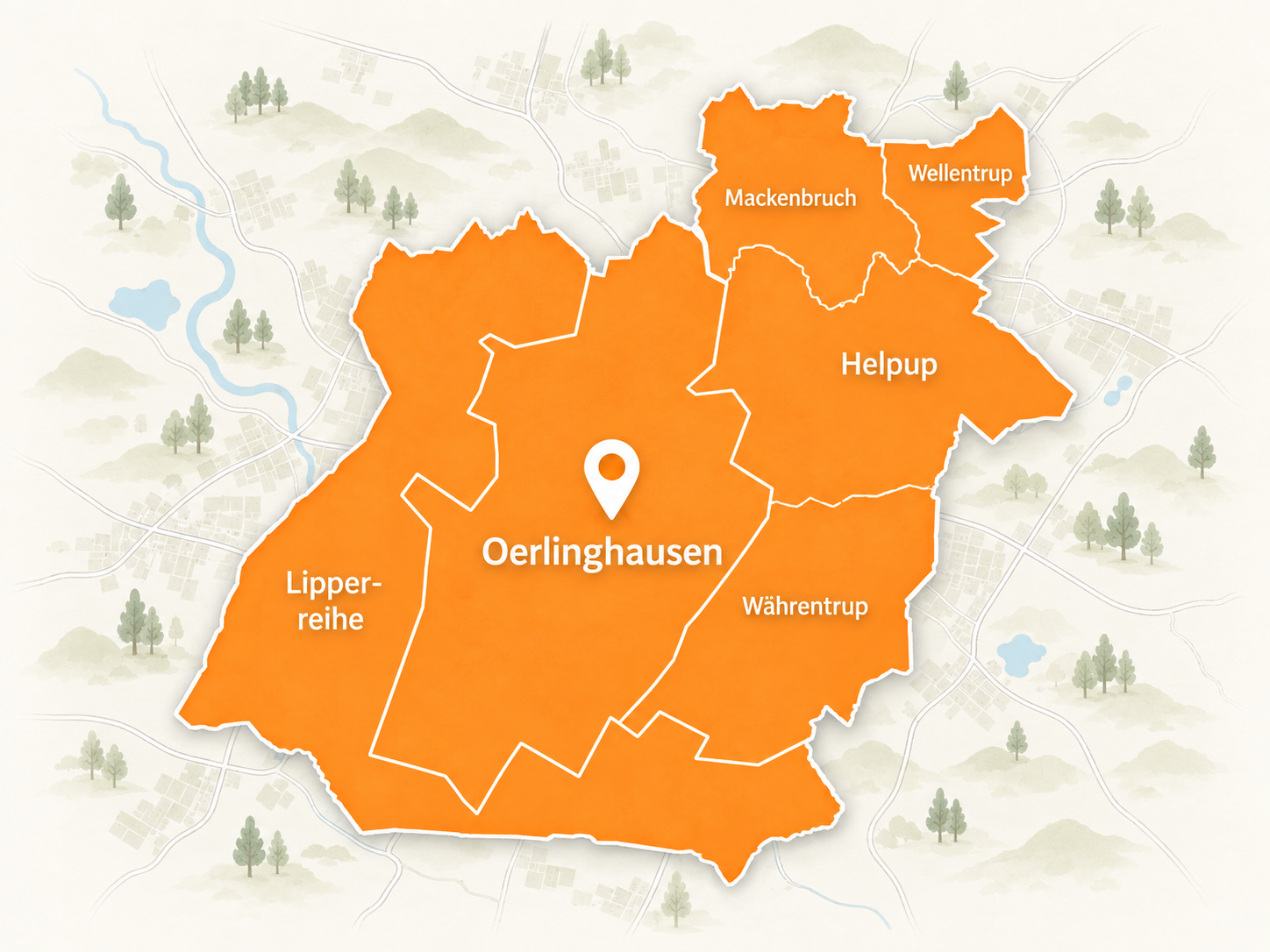 Photovoltaik Oerlinghausen Ortsteile