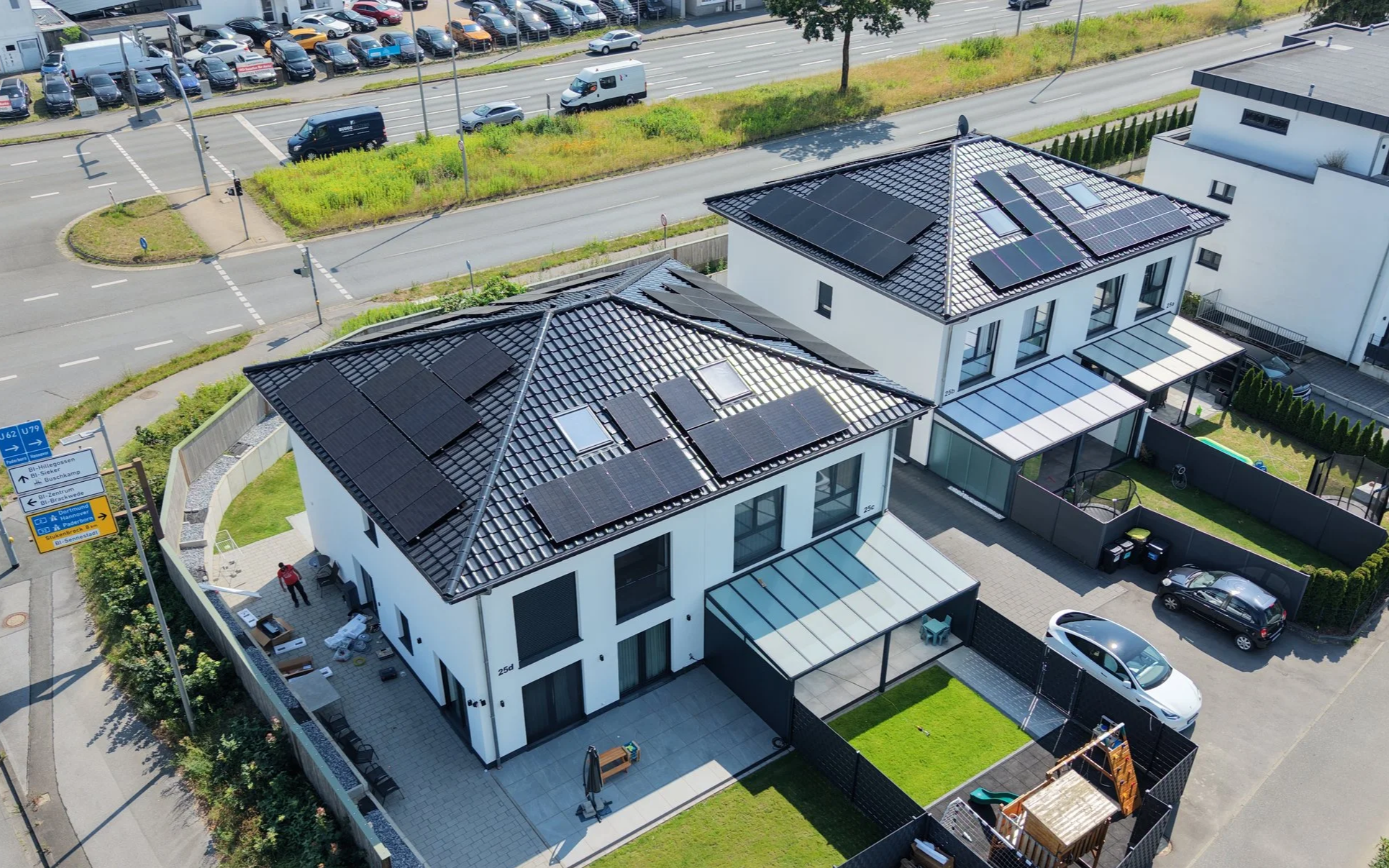 Referenzprojekt von homesun solar mit Photovoltaikanlage in Bielefeld