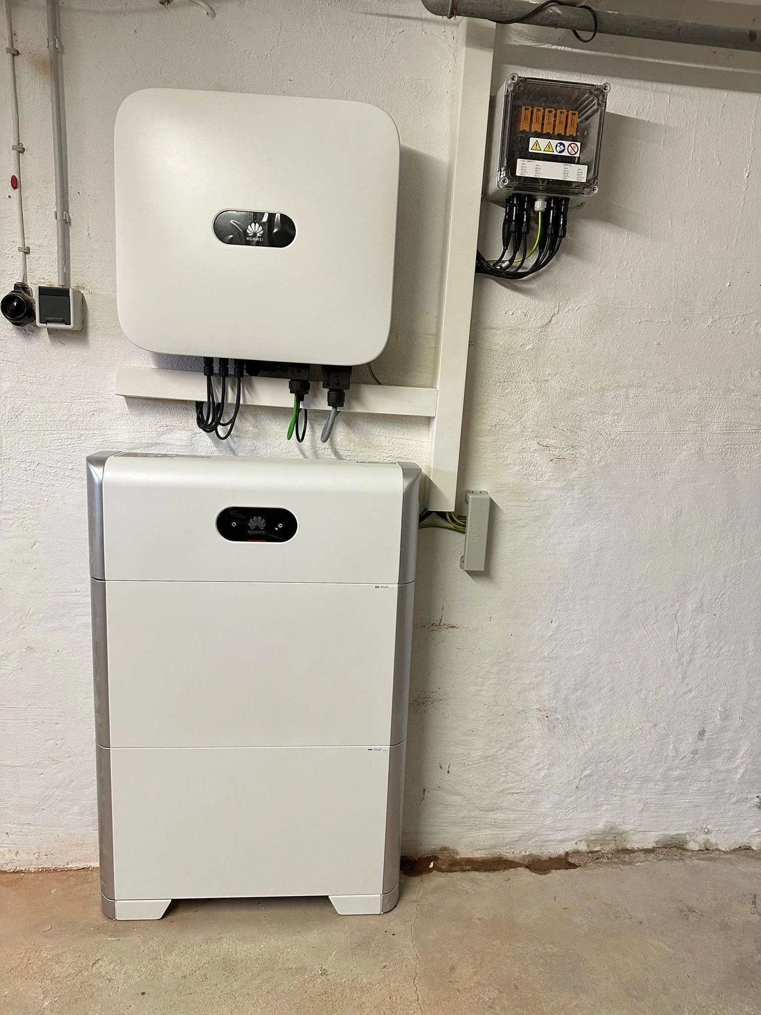 Huawei Wechselrichter Installation homesun solar