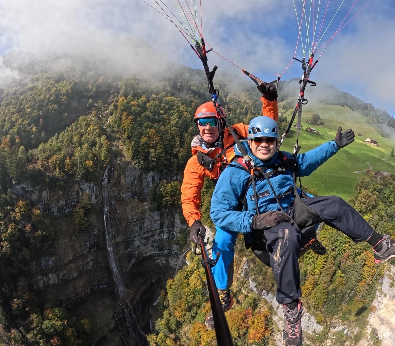 Dr Prij Carmelo Solo Travel Trip Paragliding Italy
