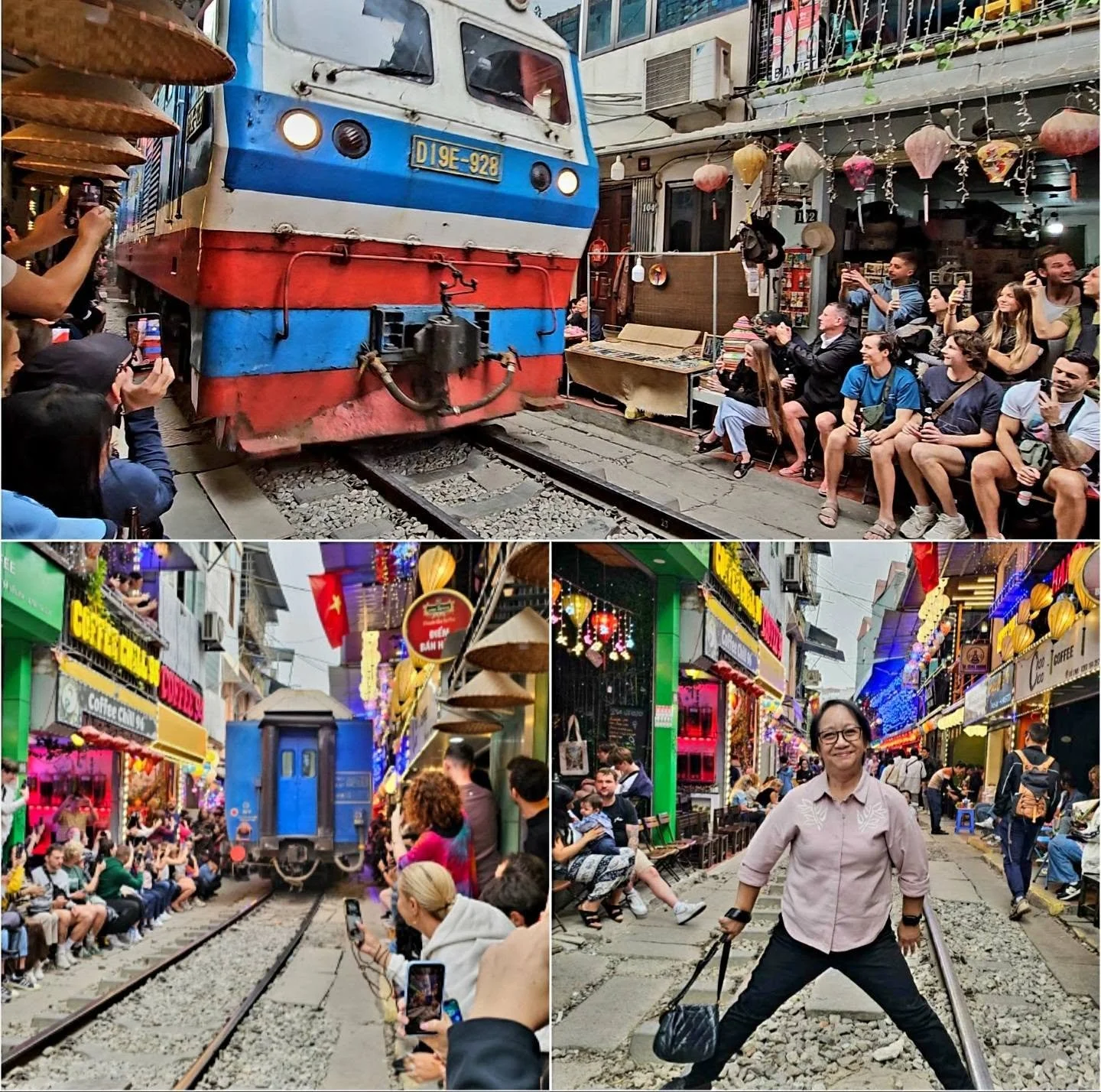 Lauriano Family trip in Hanoi Vietnam featuring Train Street