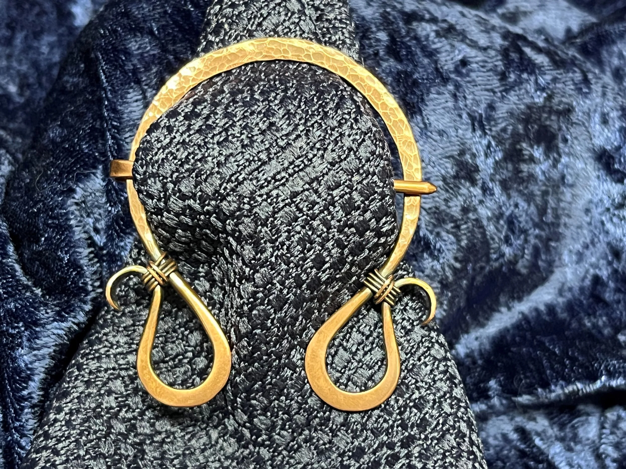 Copper Celtic Penannular Brooch