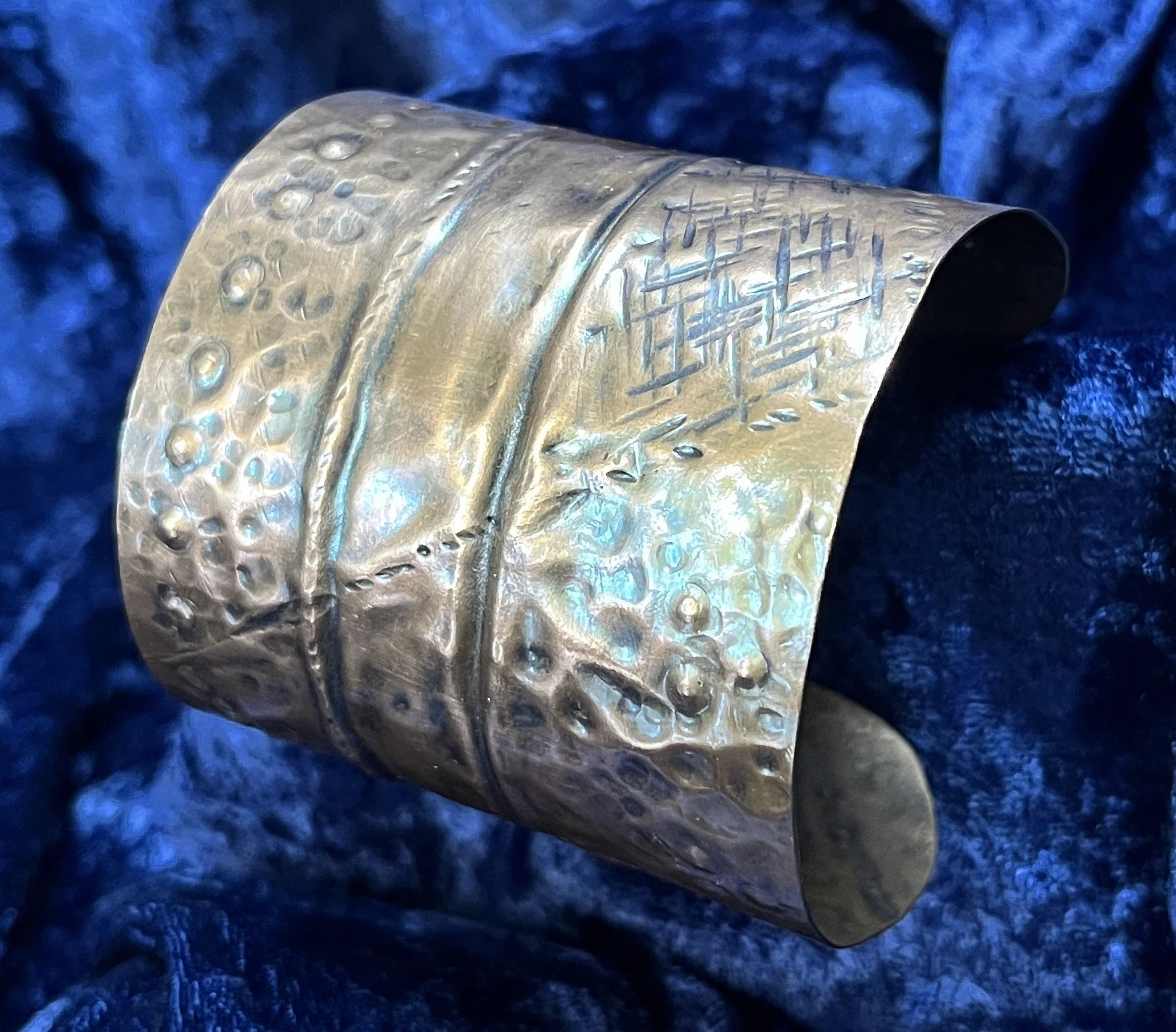 Artisan Hammered Copper Bracelet
