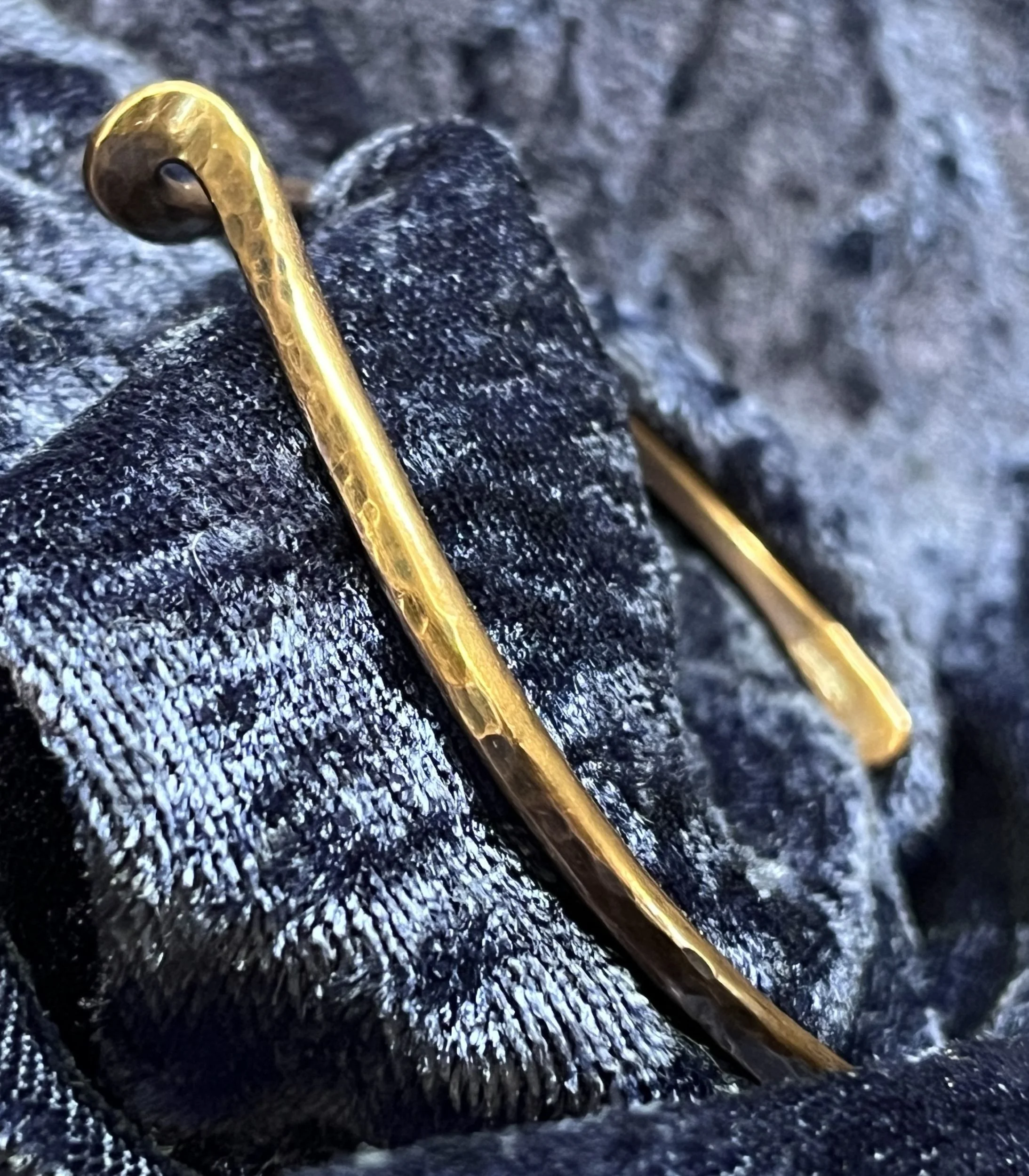 Hand-Forged Copper Twist Bracelet
