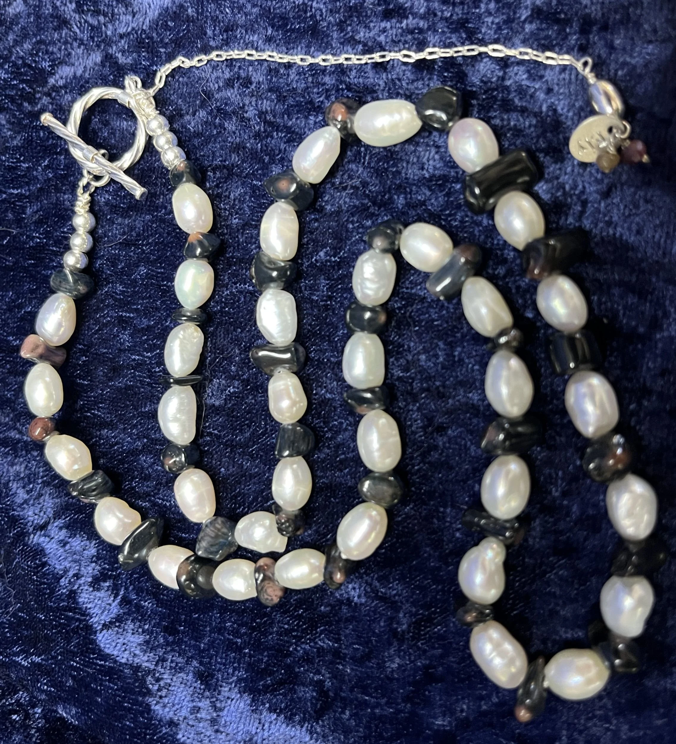 Exquisite Freshwater Pearl & Bamboo Coral Necklace