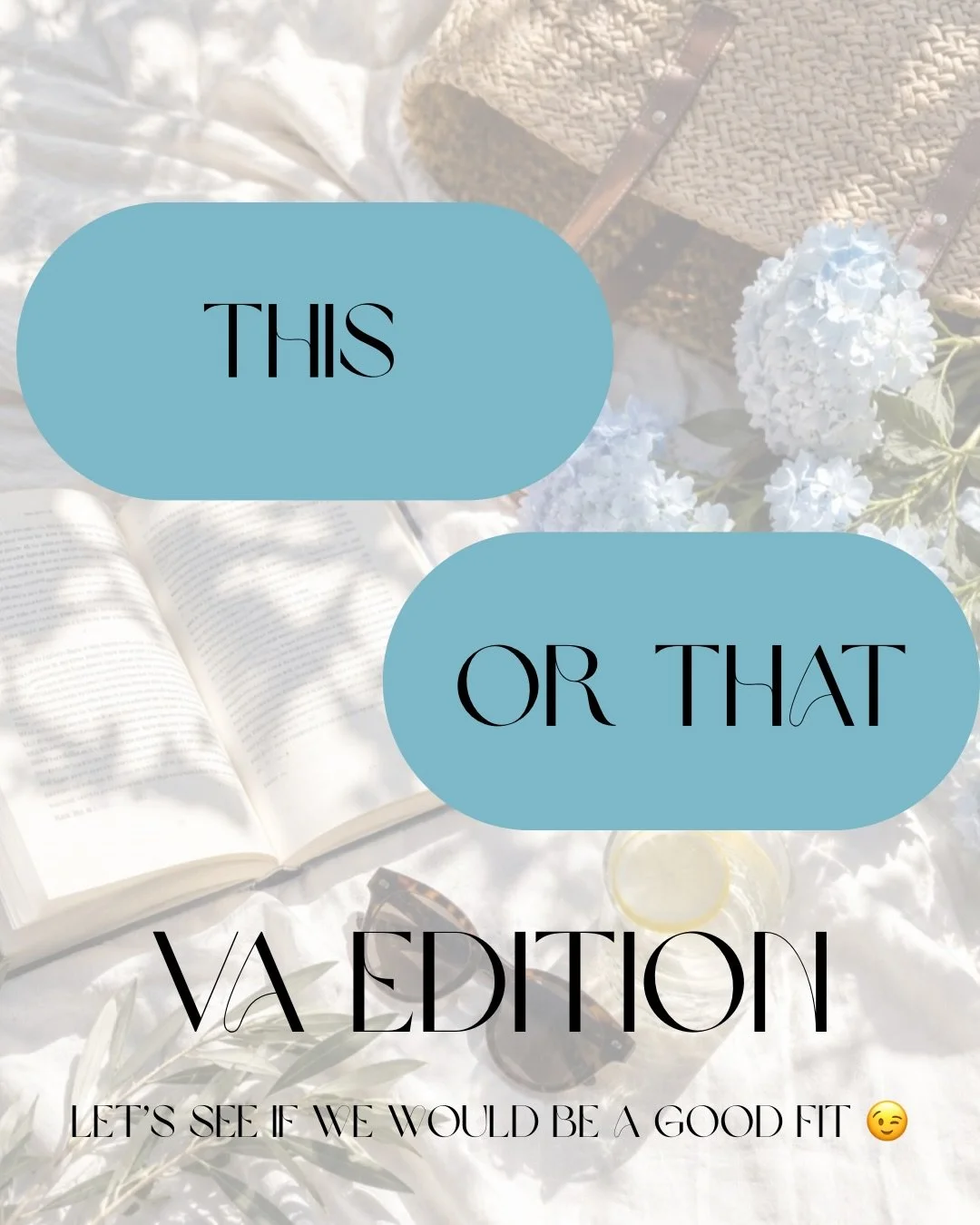 If you found yourself picking Inbox Zero, Notion, content planning, color-coded calendars, or organizing a business... this might be your sign to hire a Virtual Assistant. 🤭💙

As a Virtual Assistant, I help small business owners stay organized with