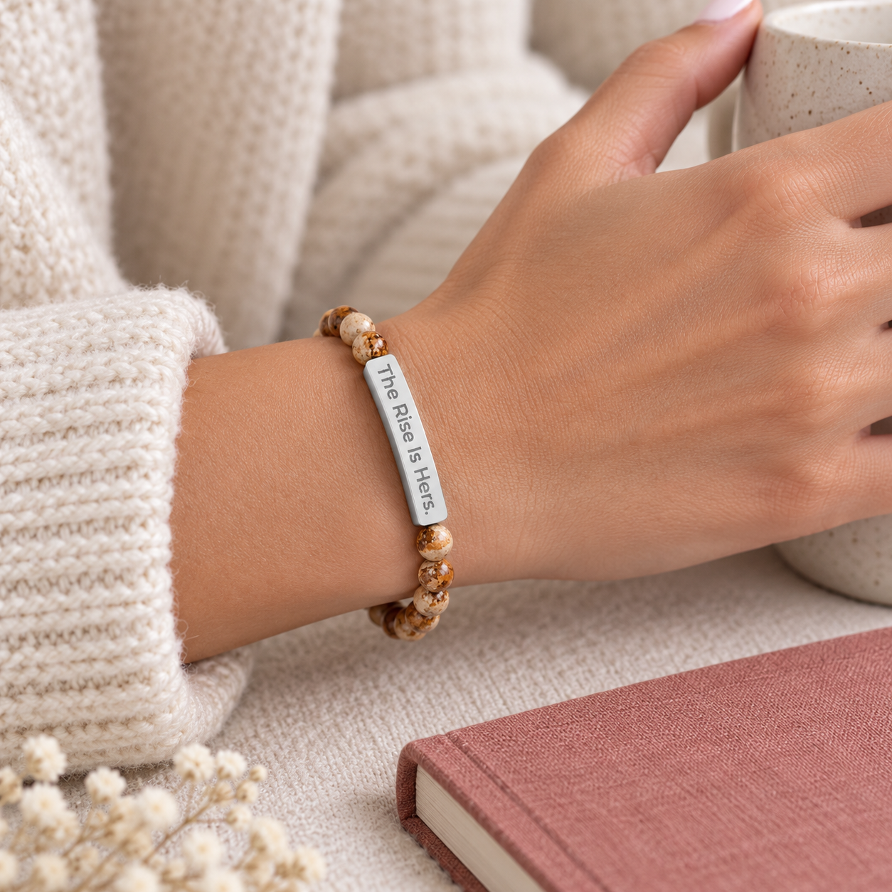 Natural Stone Stretch Bracelet