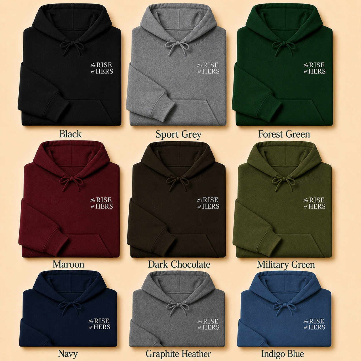 The Rise Is Hers Embroidered Hoodie
