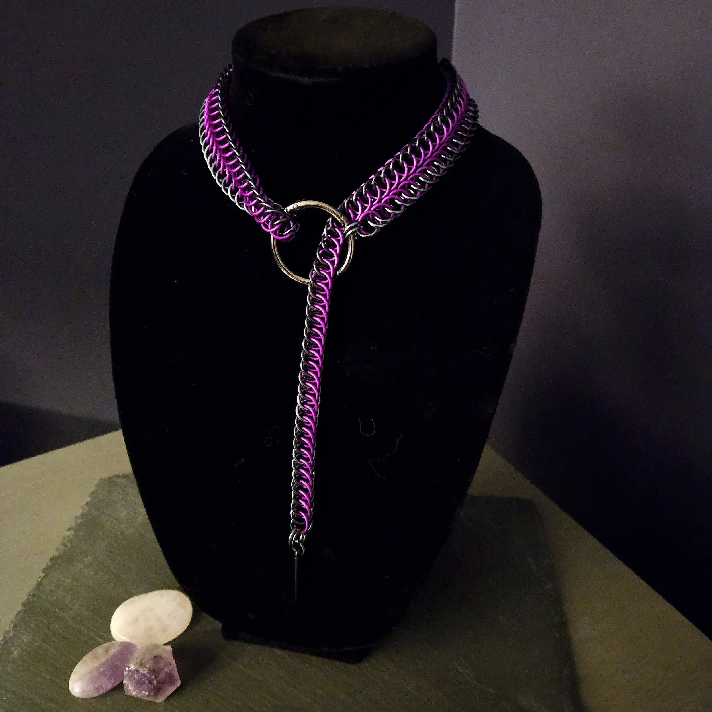 Choker - Leash Electric Violet 1.jpg