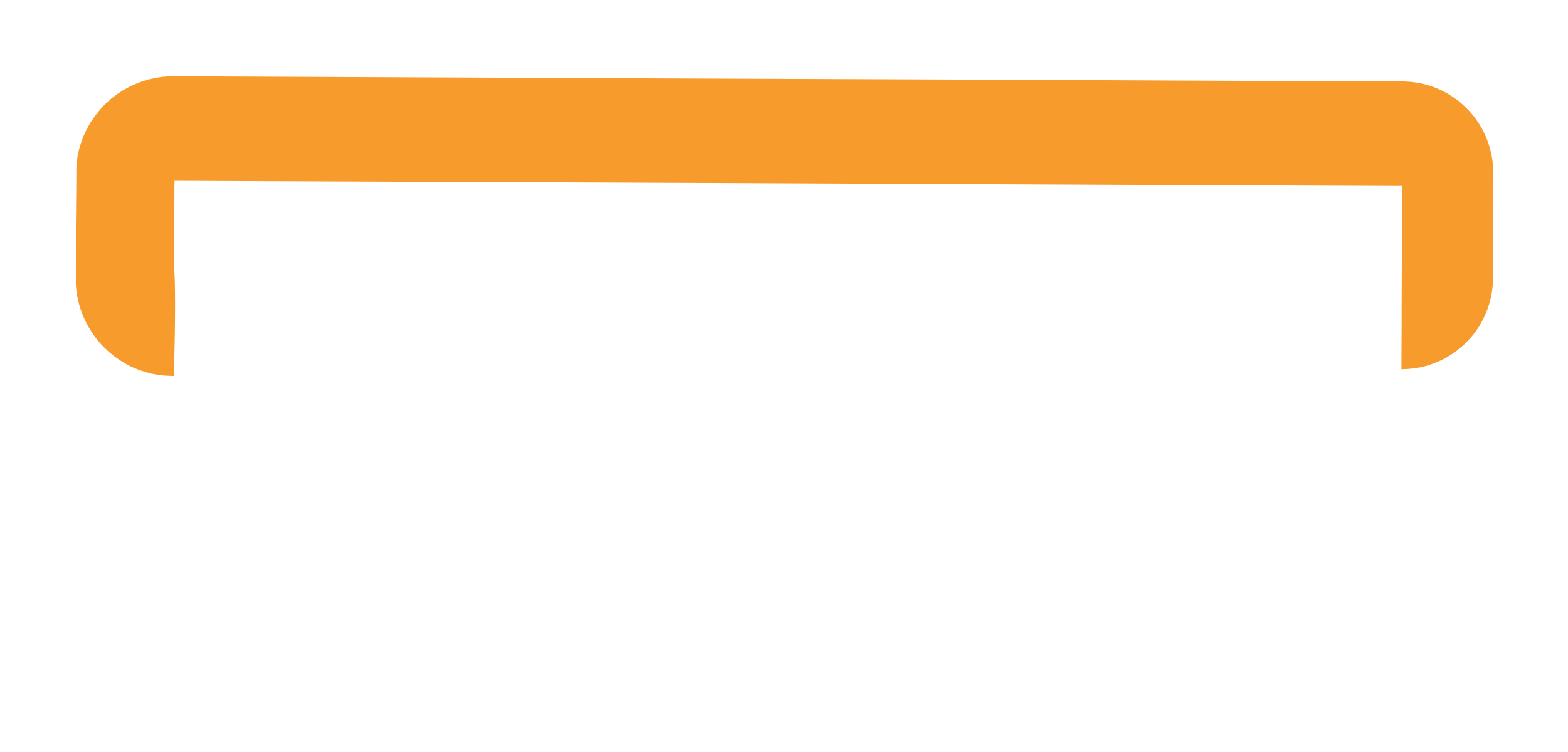 Icon of a staple in orange