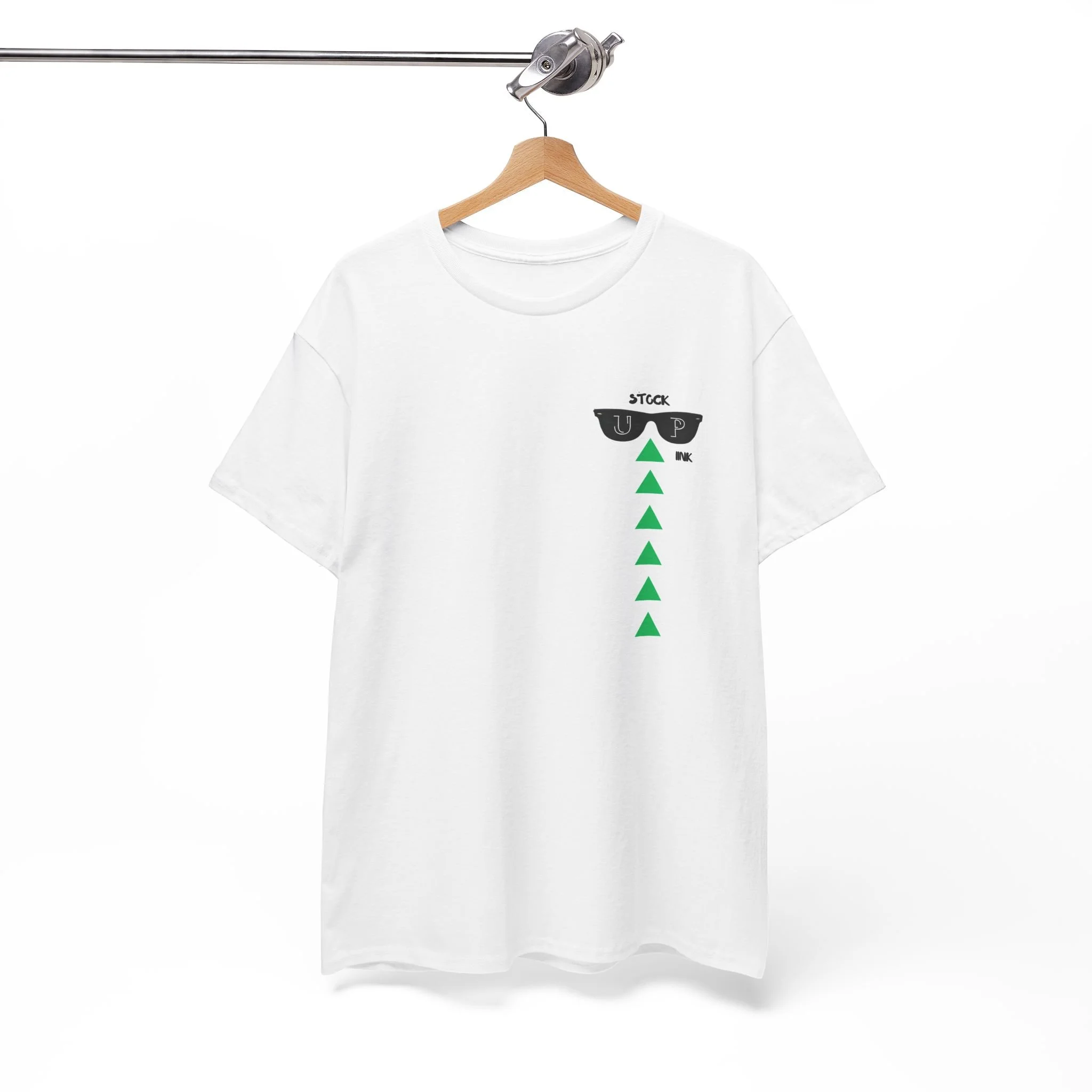 Stock up INK green triangle T-shirt
