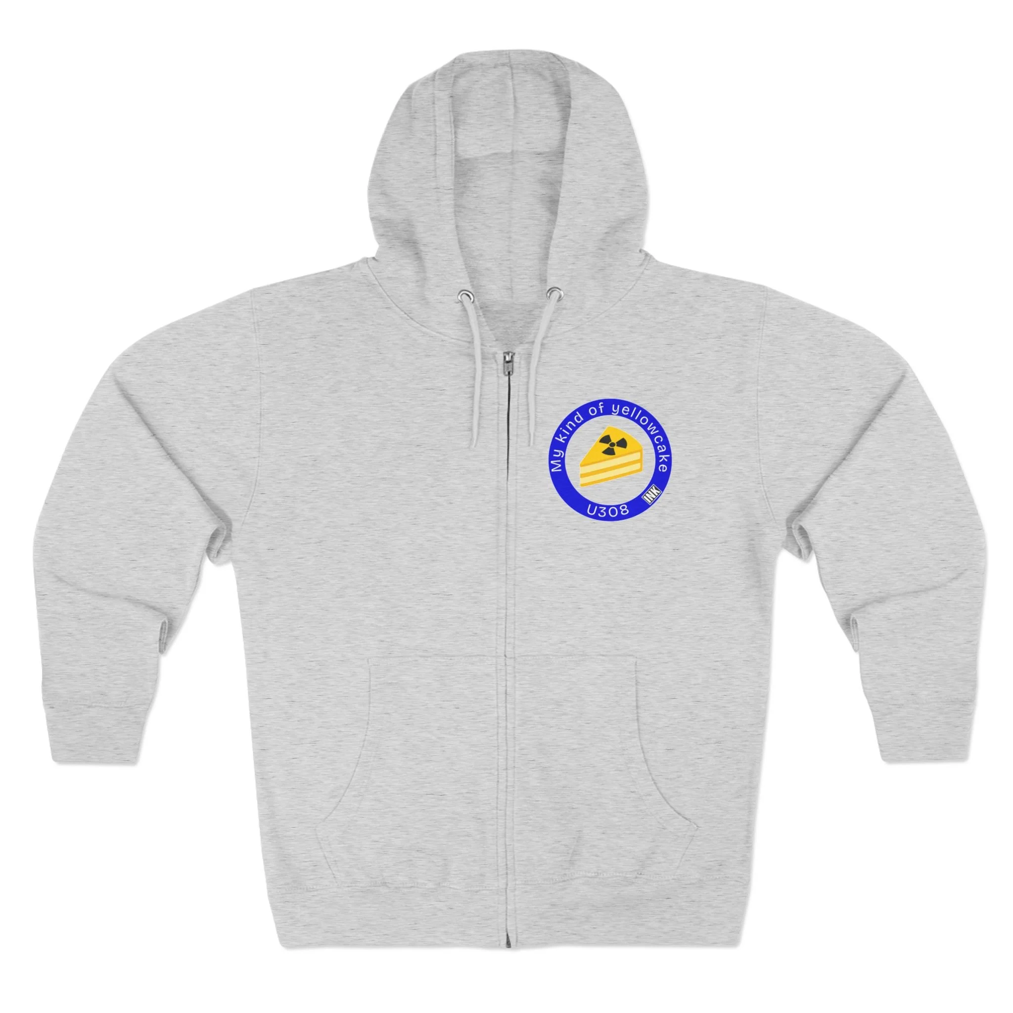 U3O8 Yellowcake logo Zip Hoodie (4 colours available)